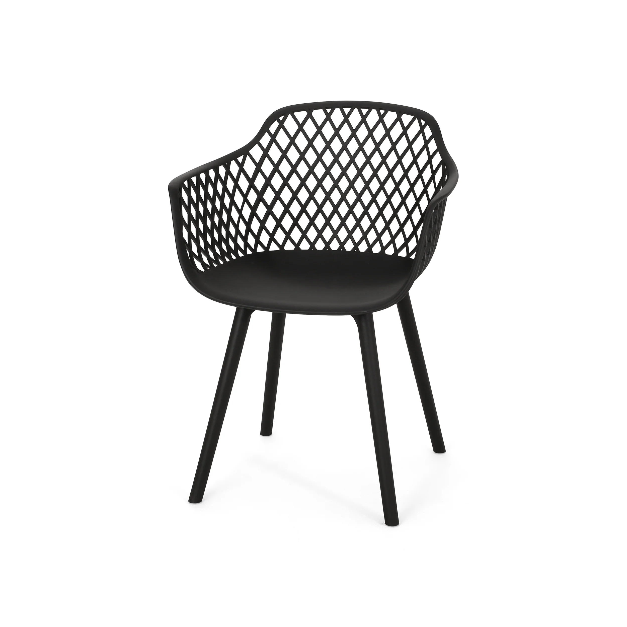 Tate Outdoor Modern Dining Chair (Set of 4) - furnishings