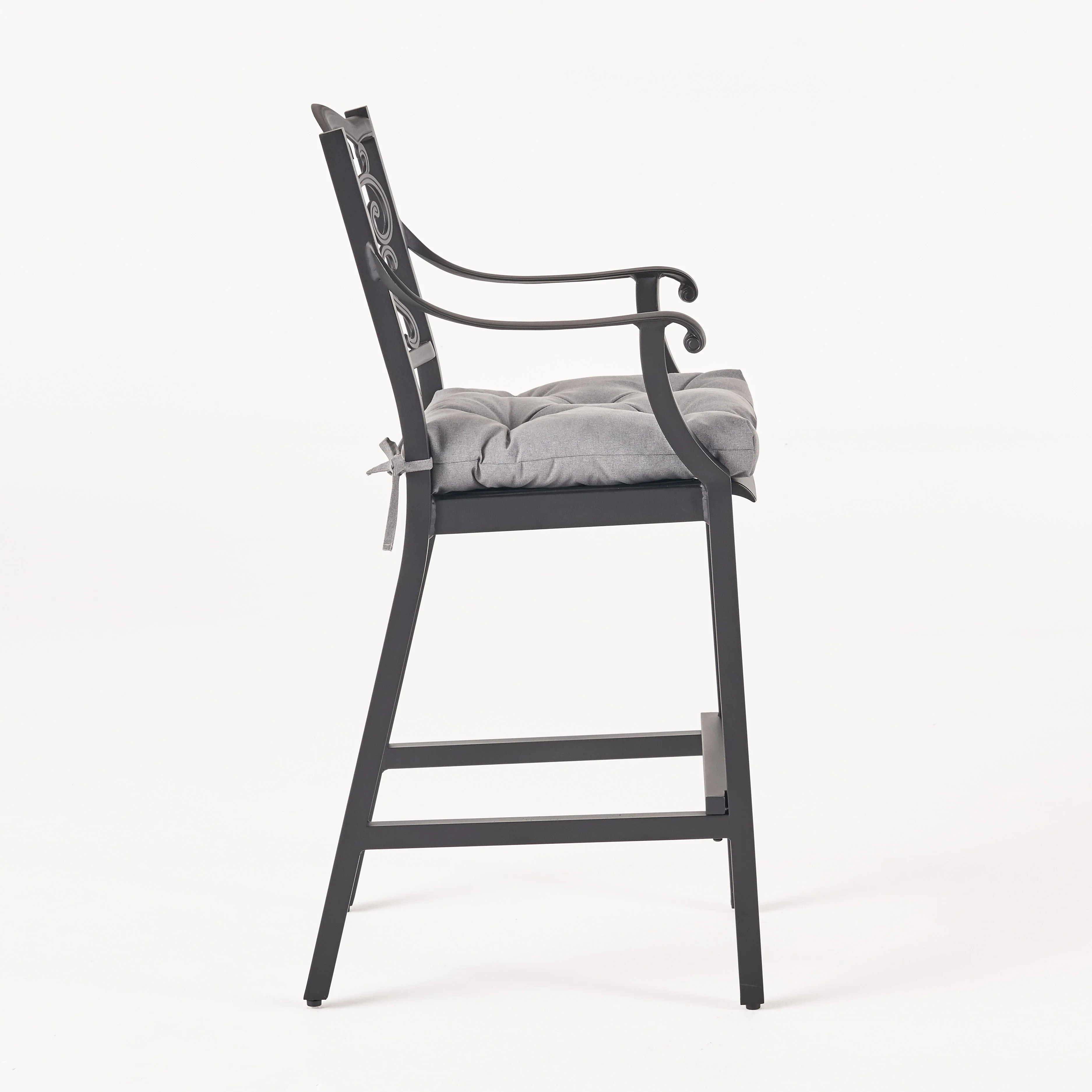 Roberta Outdoor Barstool with Cushion (Set of 2) - furnishings