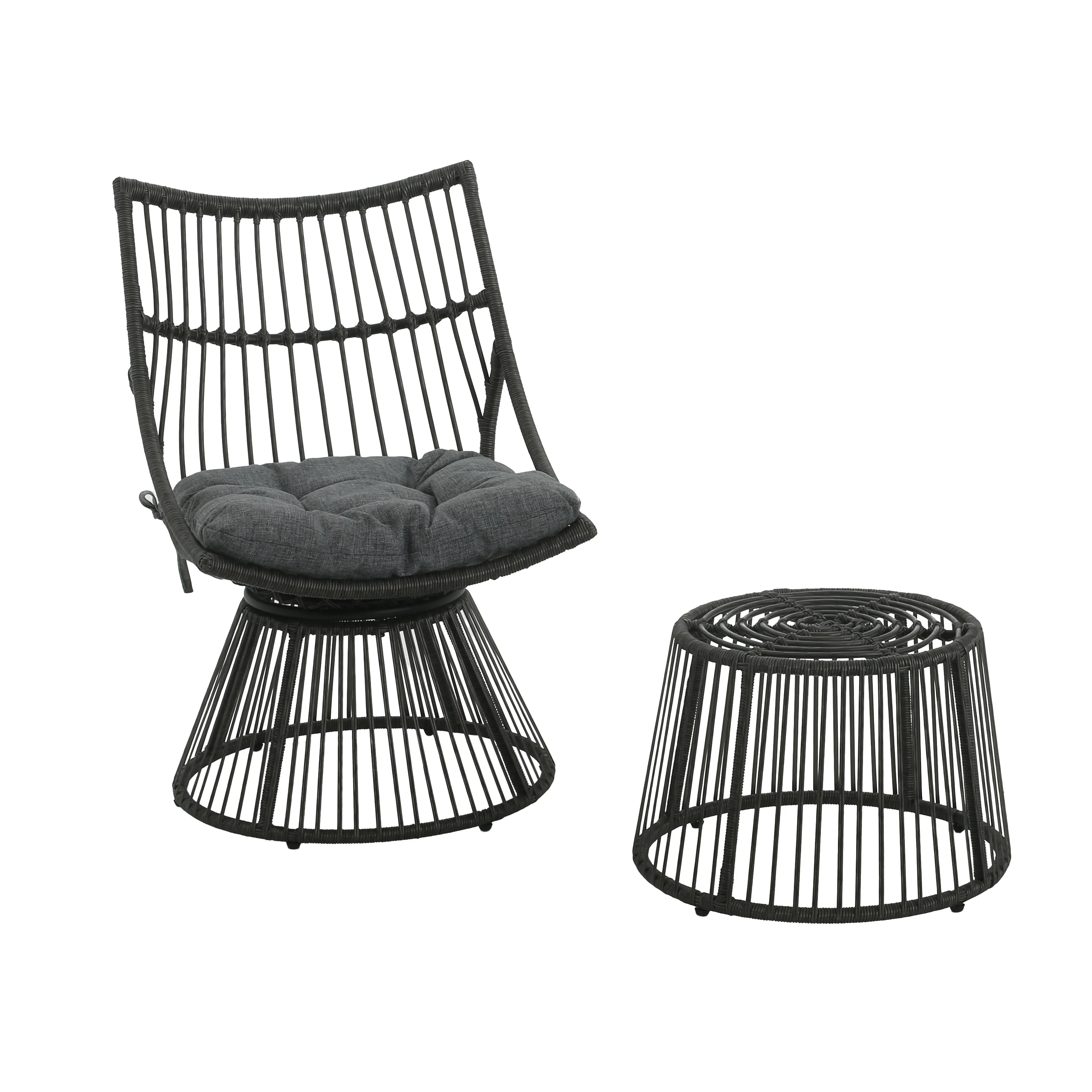 Cedar Outdoor Wicker Patio set - furnishings