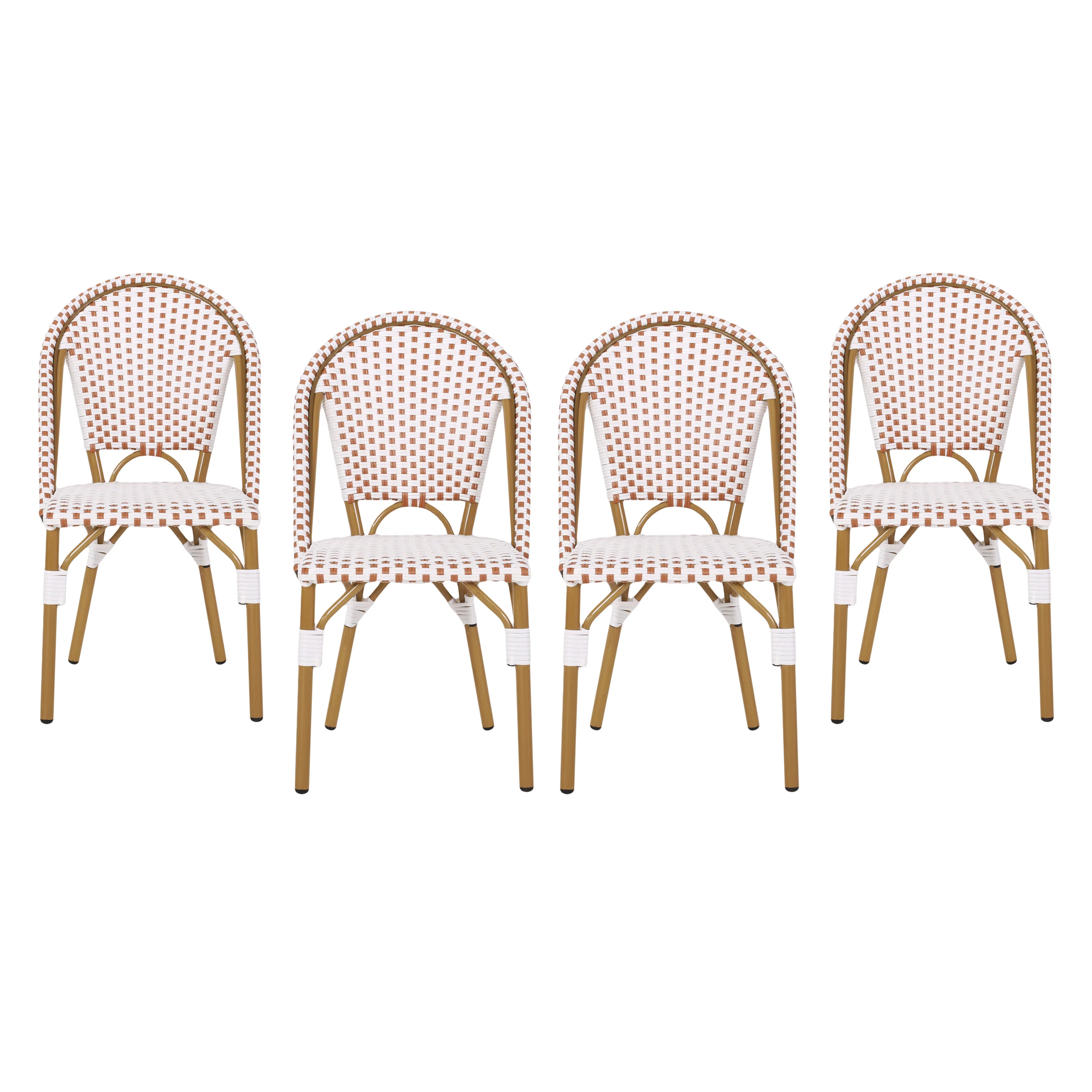 Brandy Outdoor French Bistro Chair, Set of 4 - furnishings