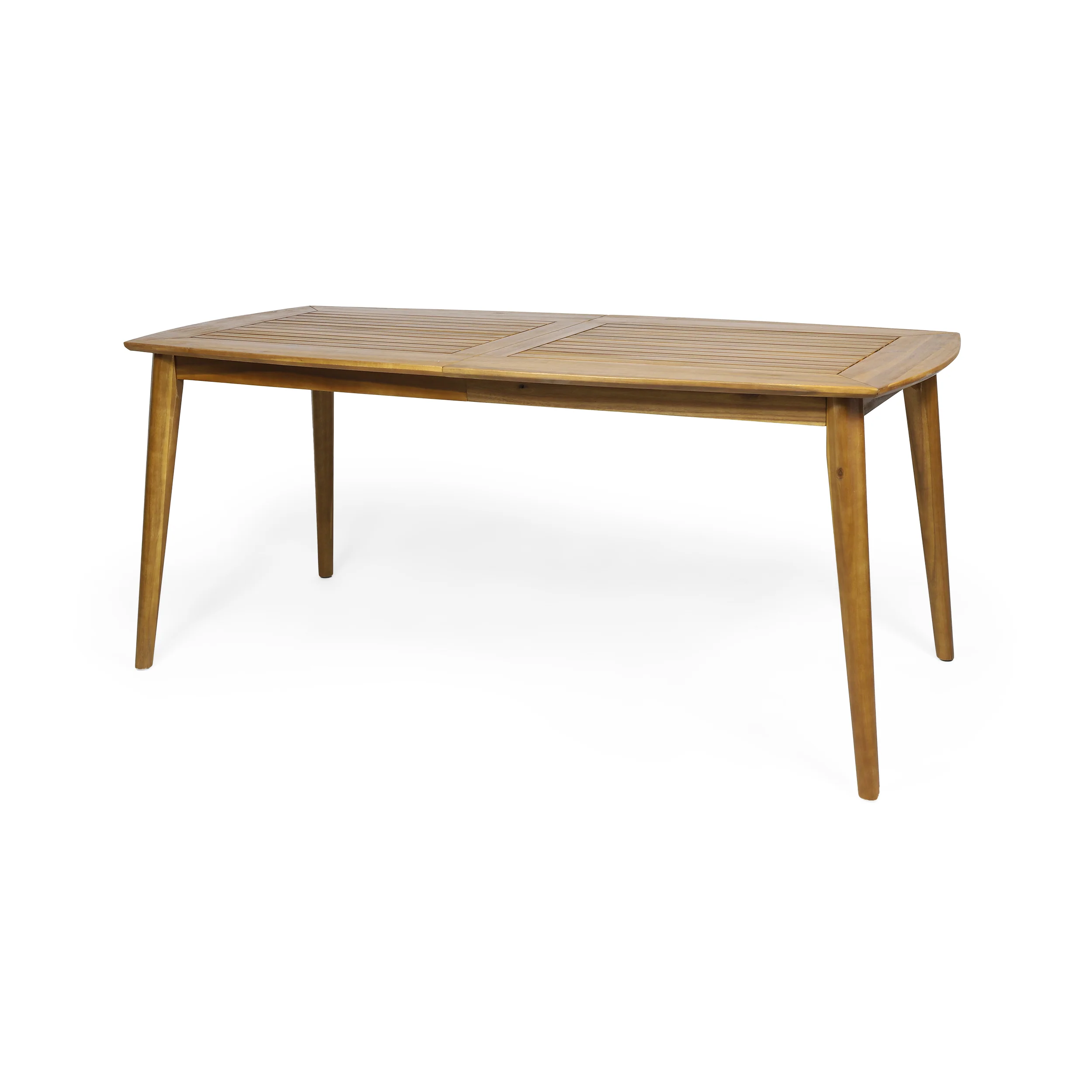 Yugan Outdoor Rustic Acacia Wood Dining Table - furnishings