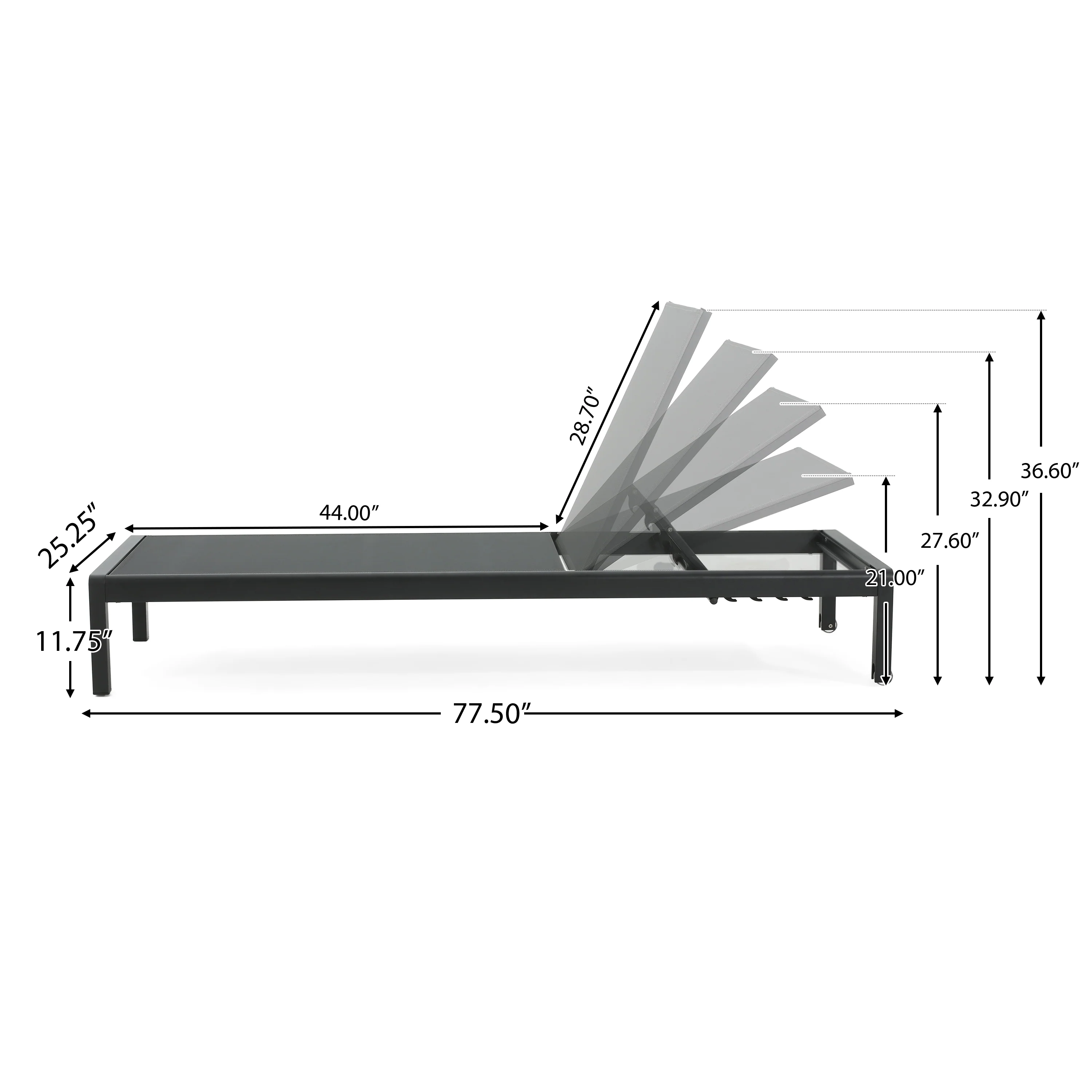 Crested Bay Chaise Lounges (Set of 2) - furnishings