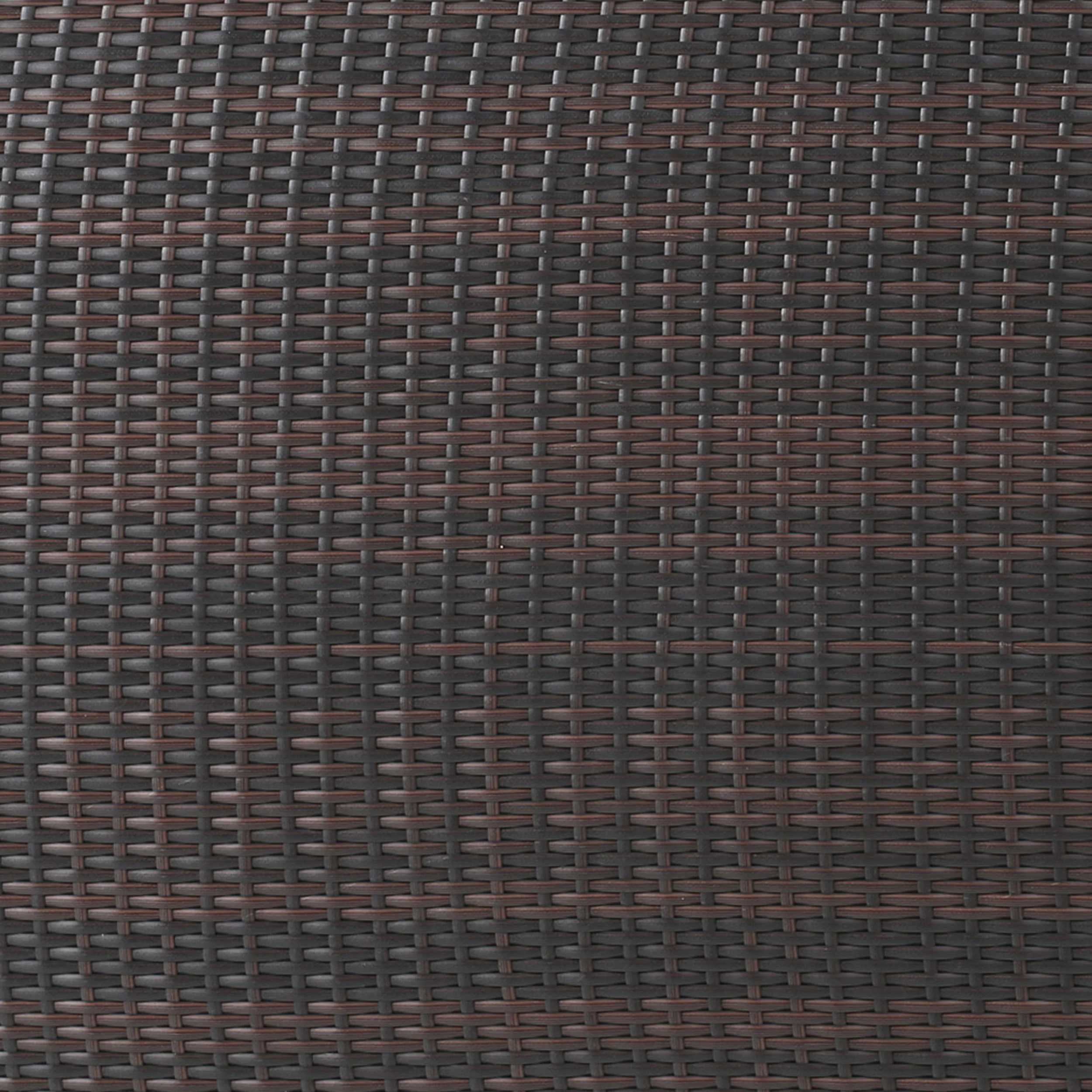 Edene Outdoor Multibrown Wicker Rectangular Dining Table - furnishings