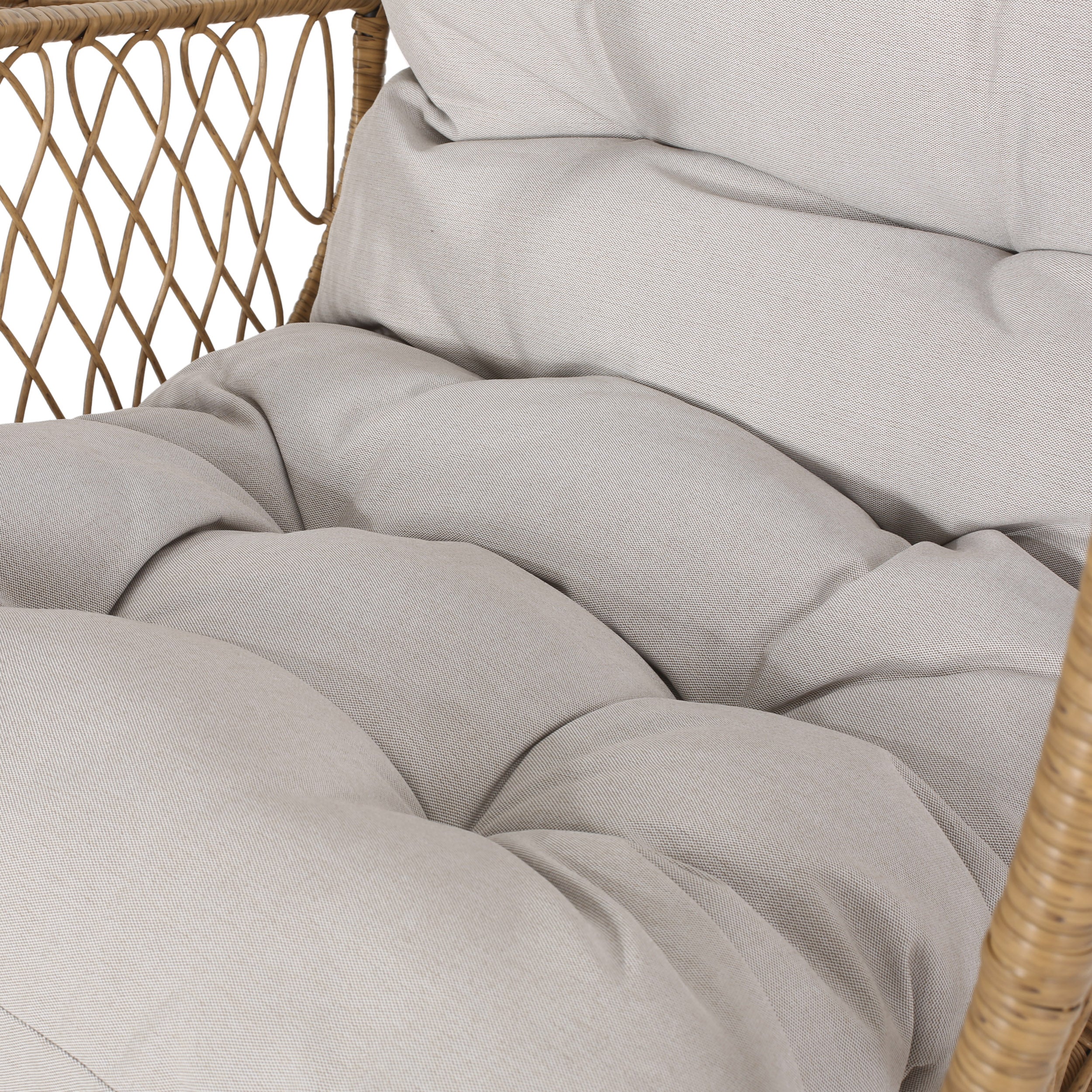 Primo Outdoor Wicker Freestanding Basket Chair - furnishings