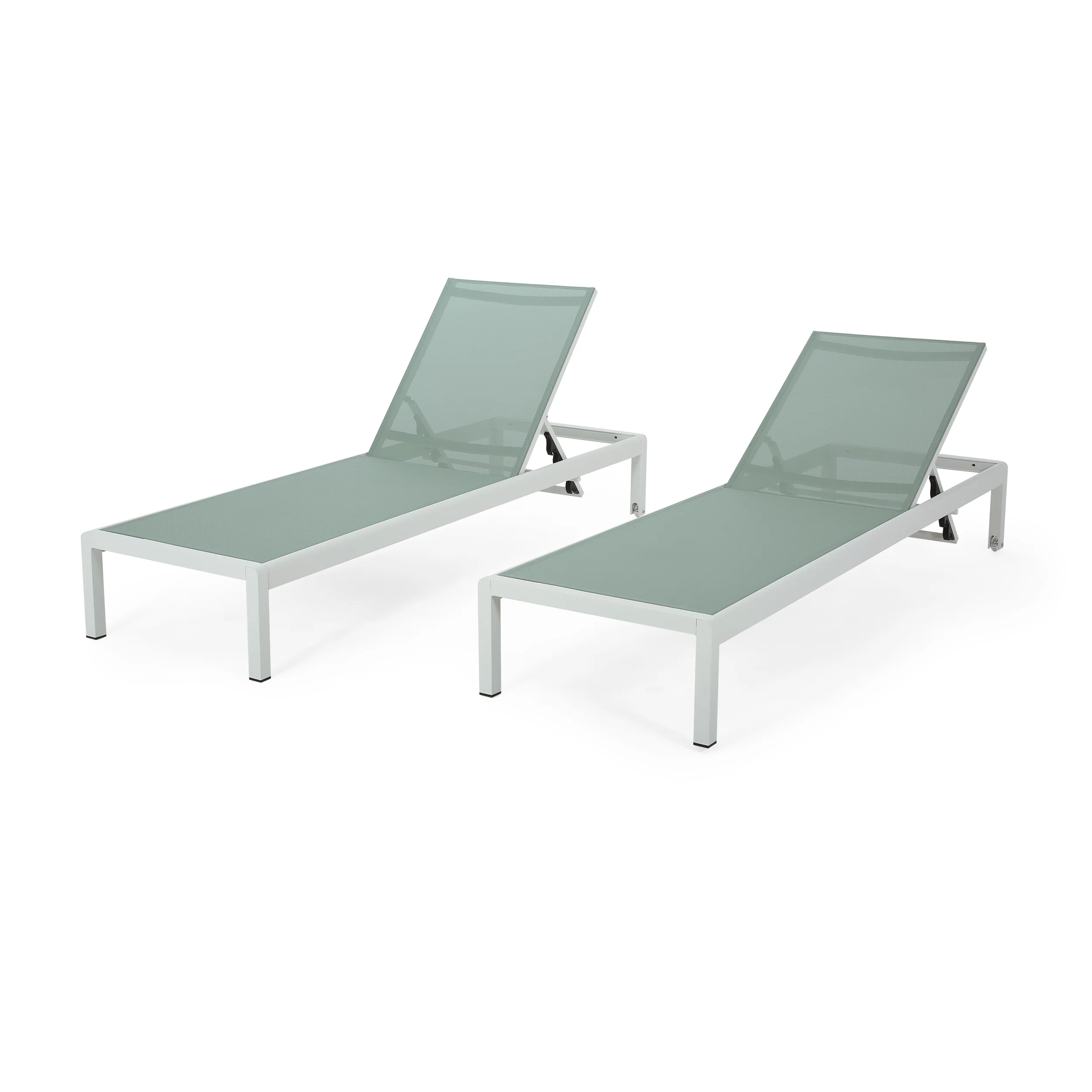 Cherie Outdoor Chaise Lounges (Set of 2) - furnishings