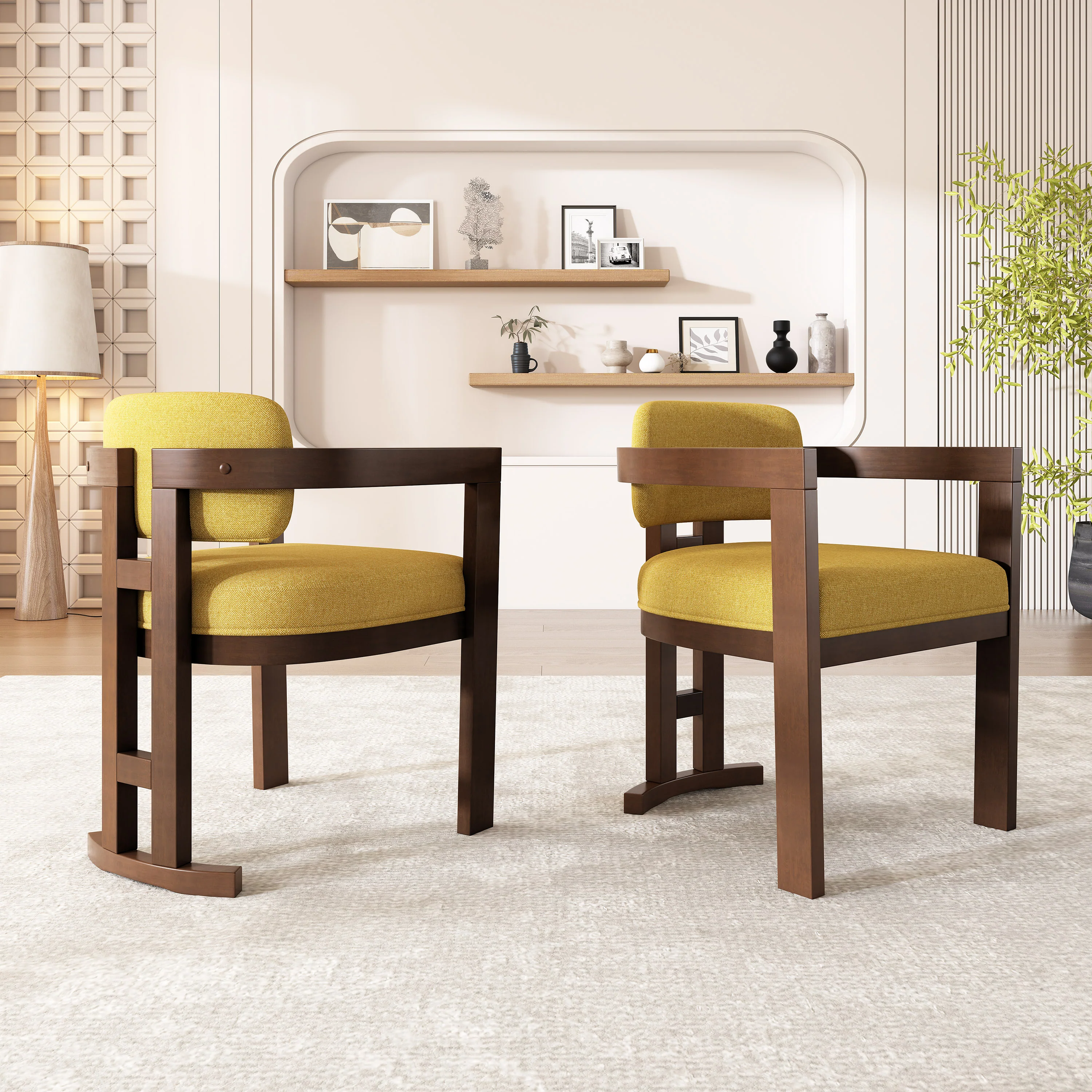 Elow Modern C-Shaped End Table - furnishings