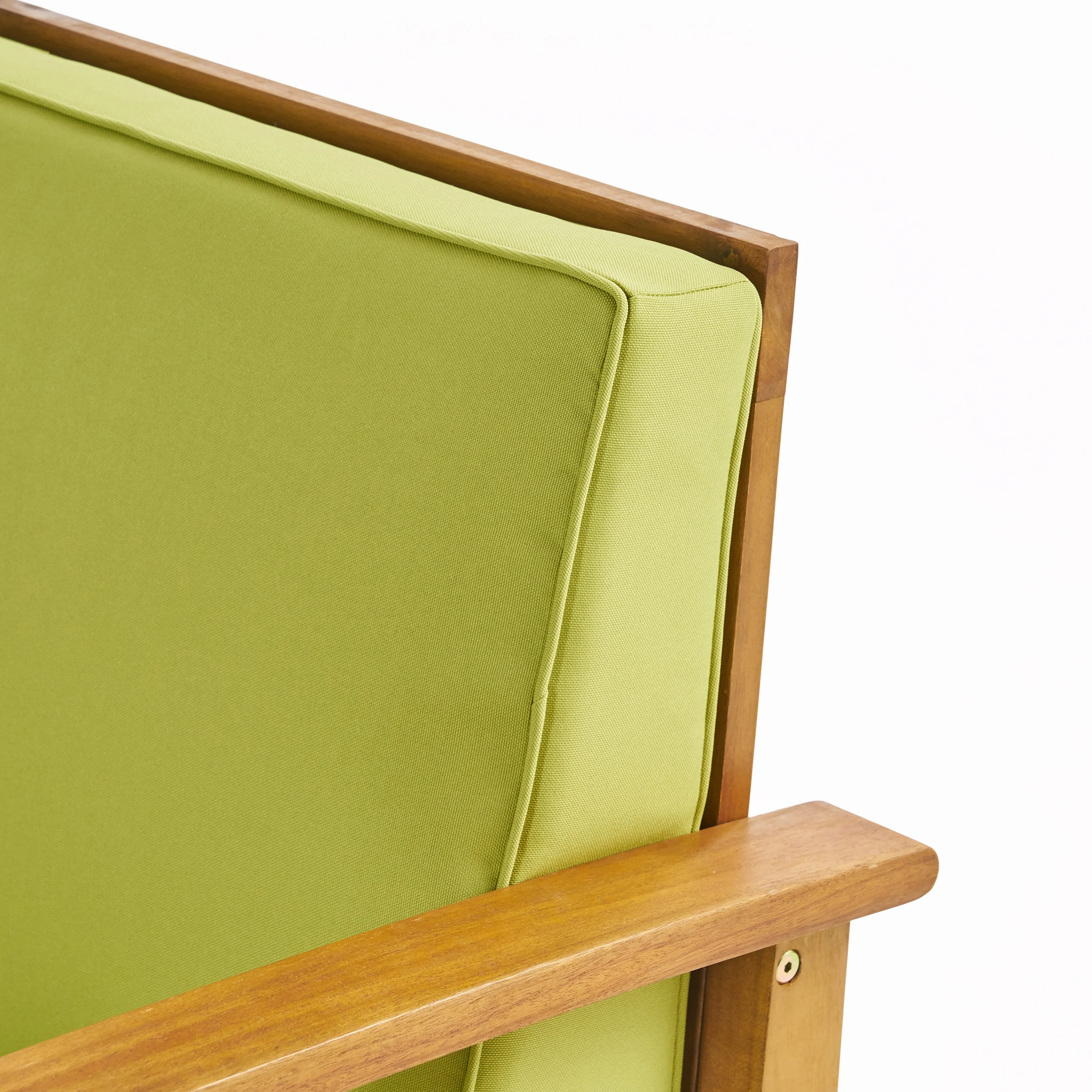 Abena Outdoor Acacia Wood Club Chair - furnishings
