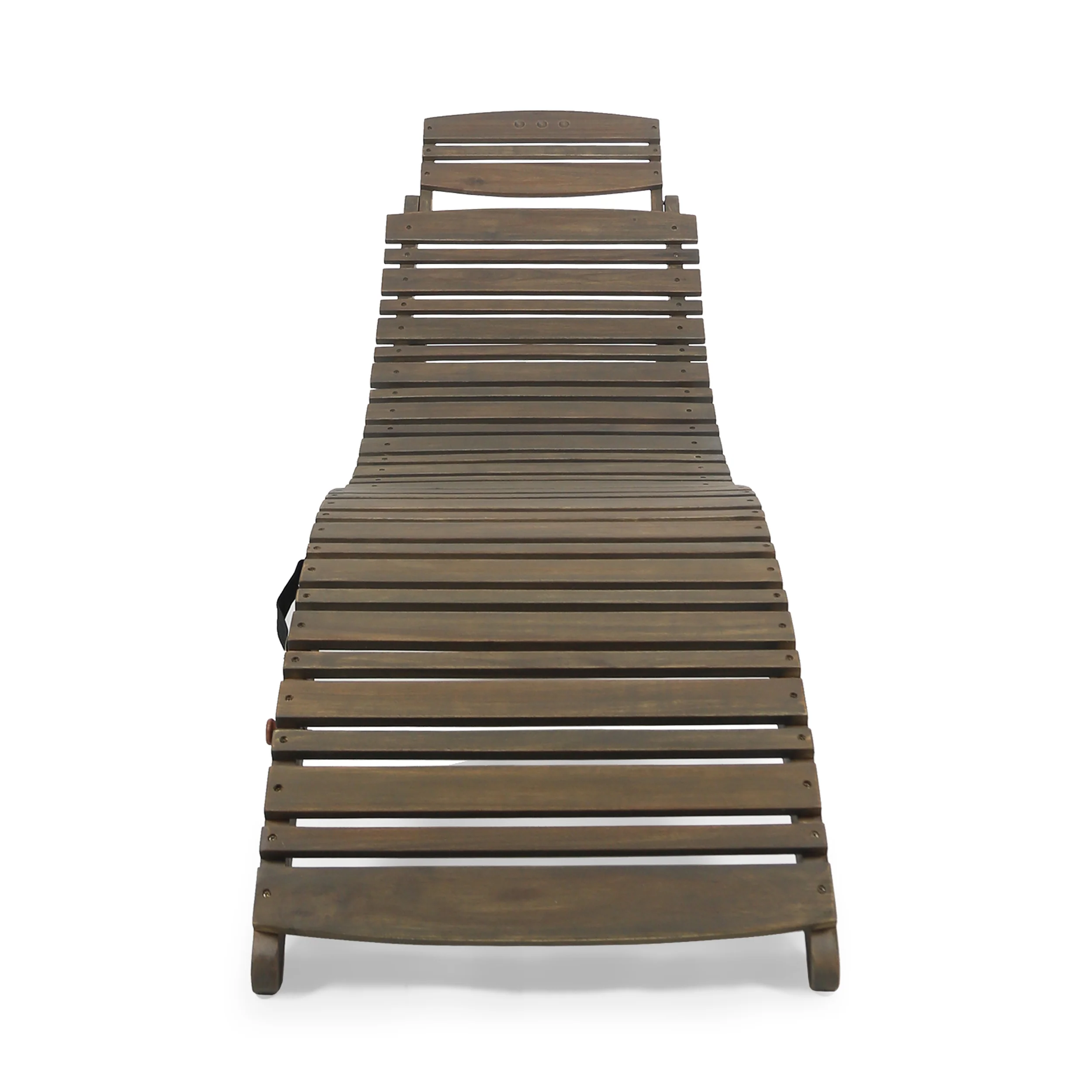 Lisbon Outdoor Acacia Wood 3 Piece Chaise Lounge Set - furnishings