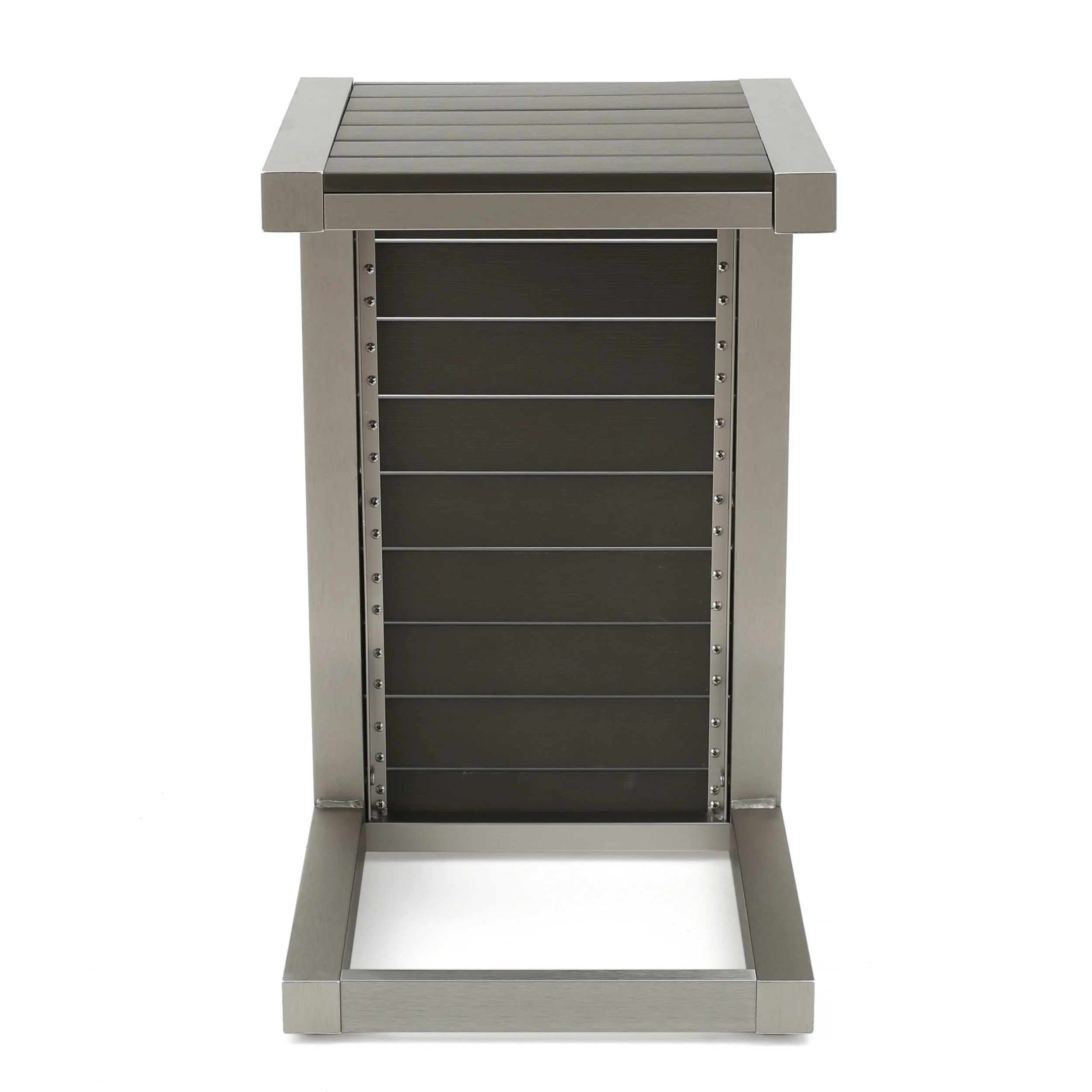 Coral Bay Outdoor Aluminum Club Chairs with Side Table - furnishings