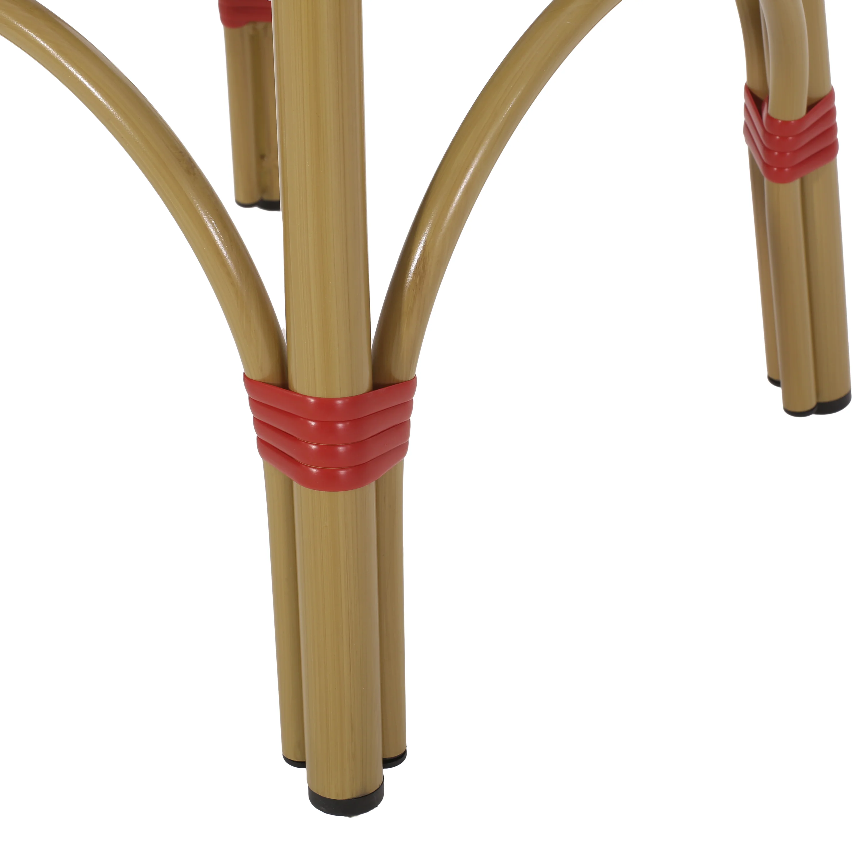 Dohney Outdoor French Aluminum 29.5 Inch Barstools, Set of 2 - furnishings