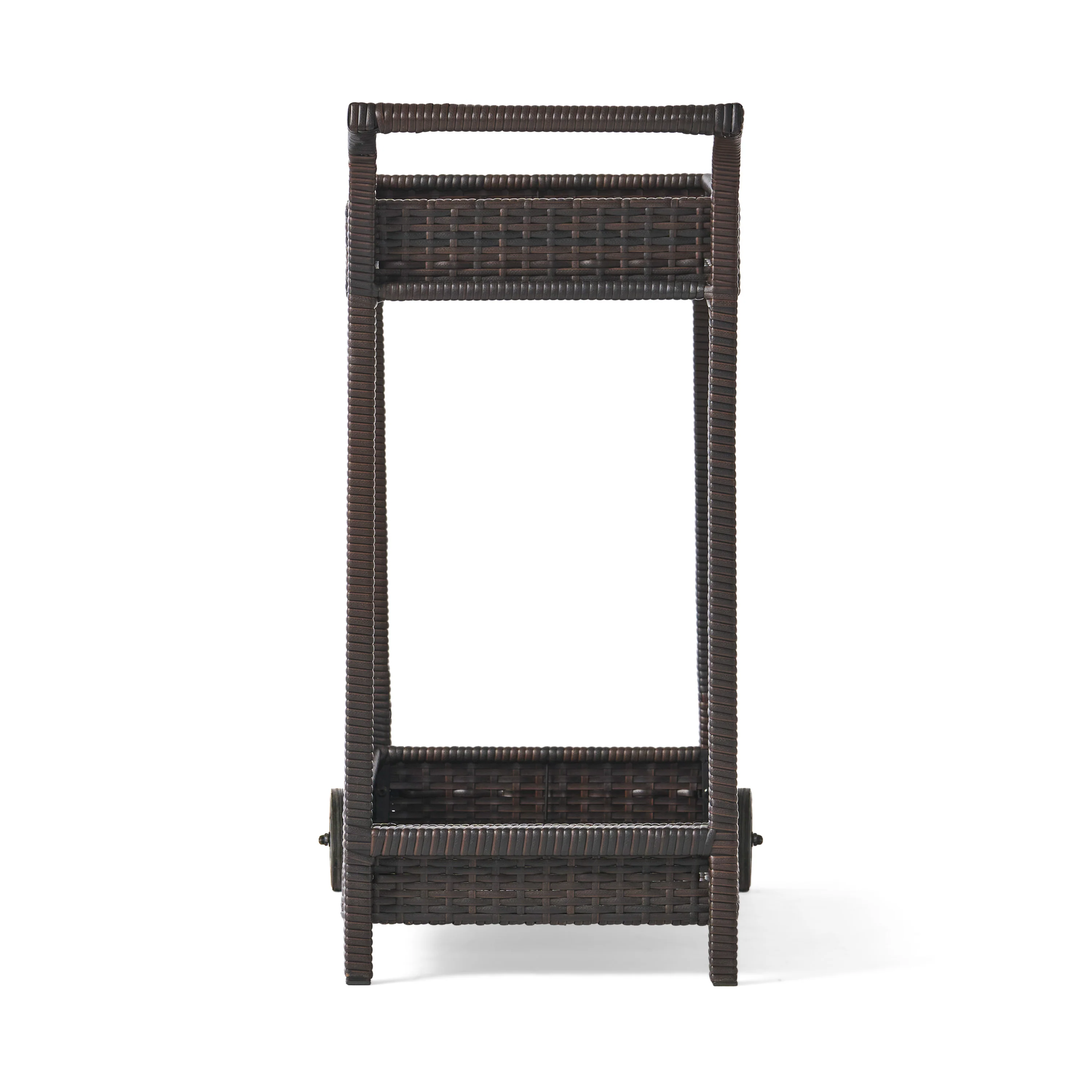 Baja Outdoor Wicker Bar Cart - furnishings