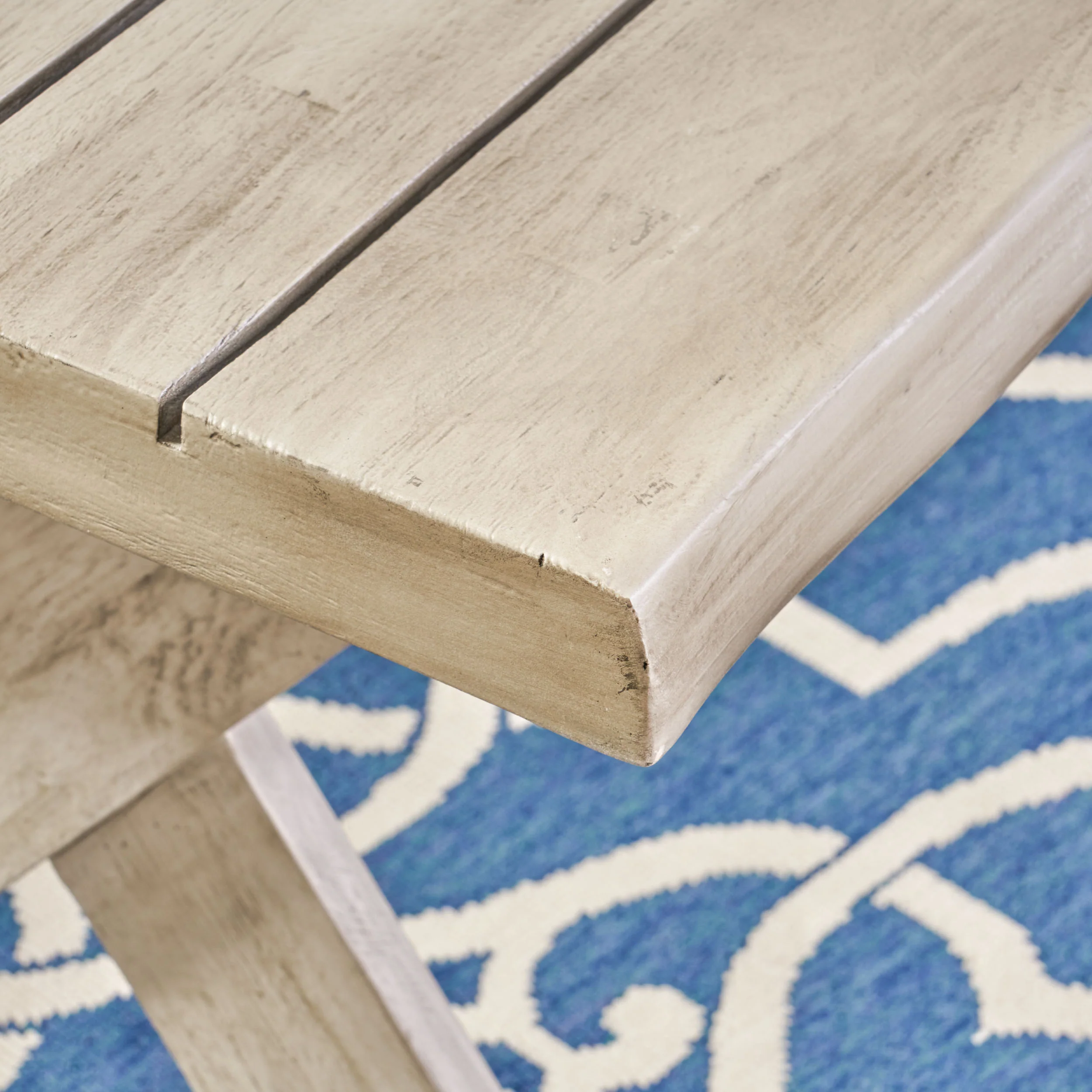 Irene Outdoor Acacia Wood Side Table - furnishings
