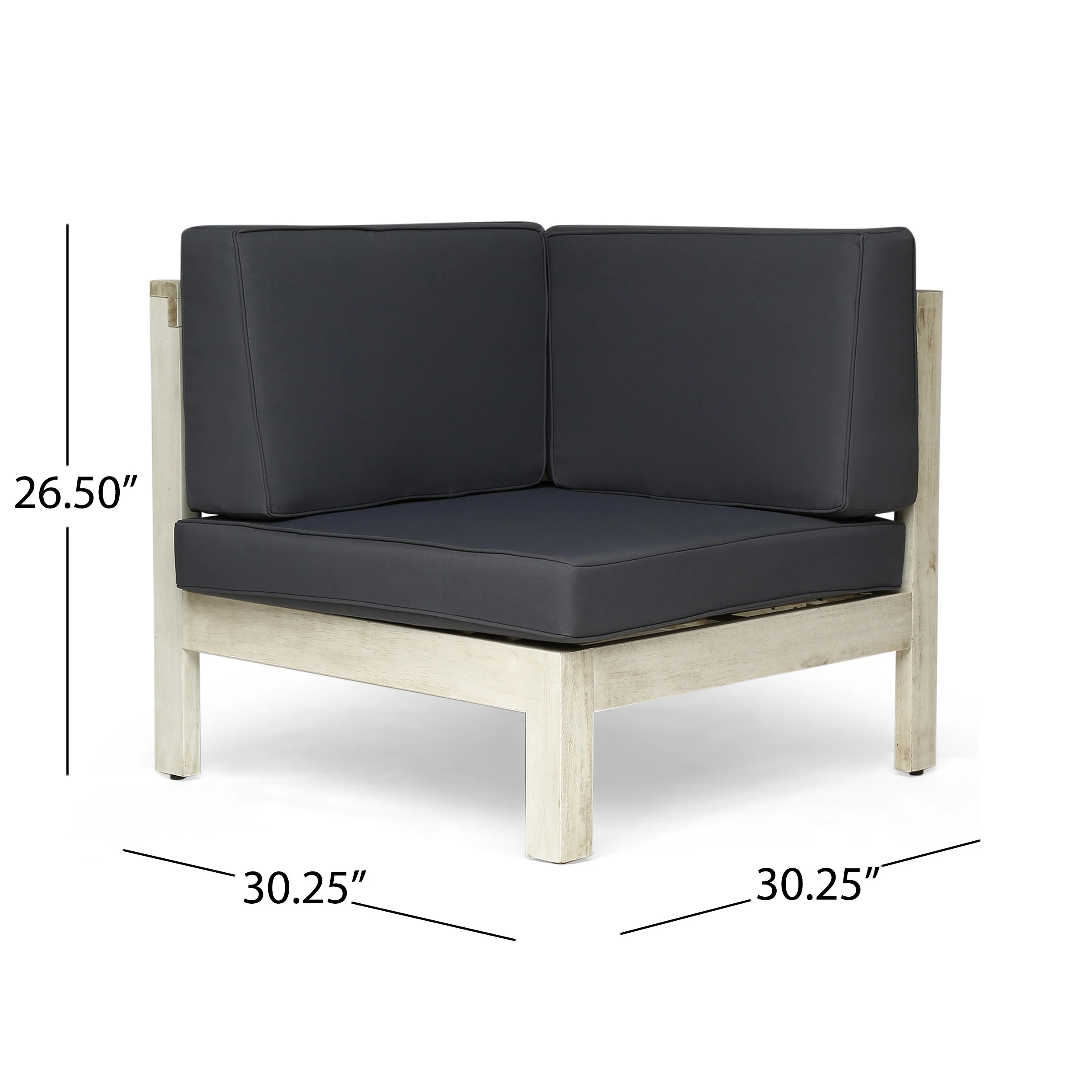 Ravello Outdoor U-Shaped Sectional Sofa Set with Coffee Tables - furnishings
