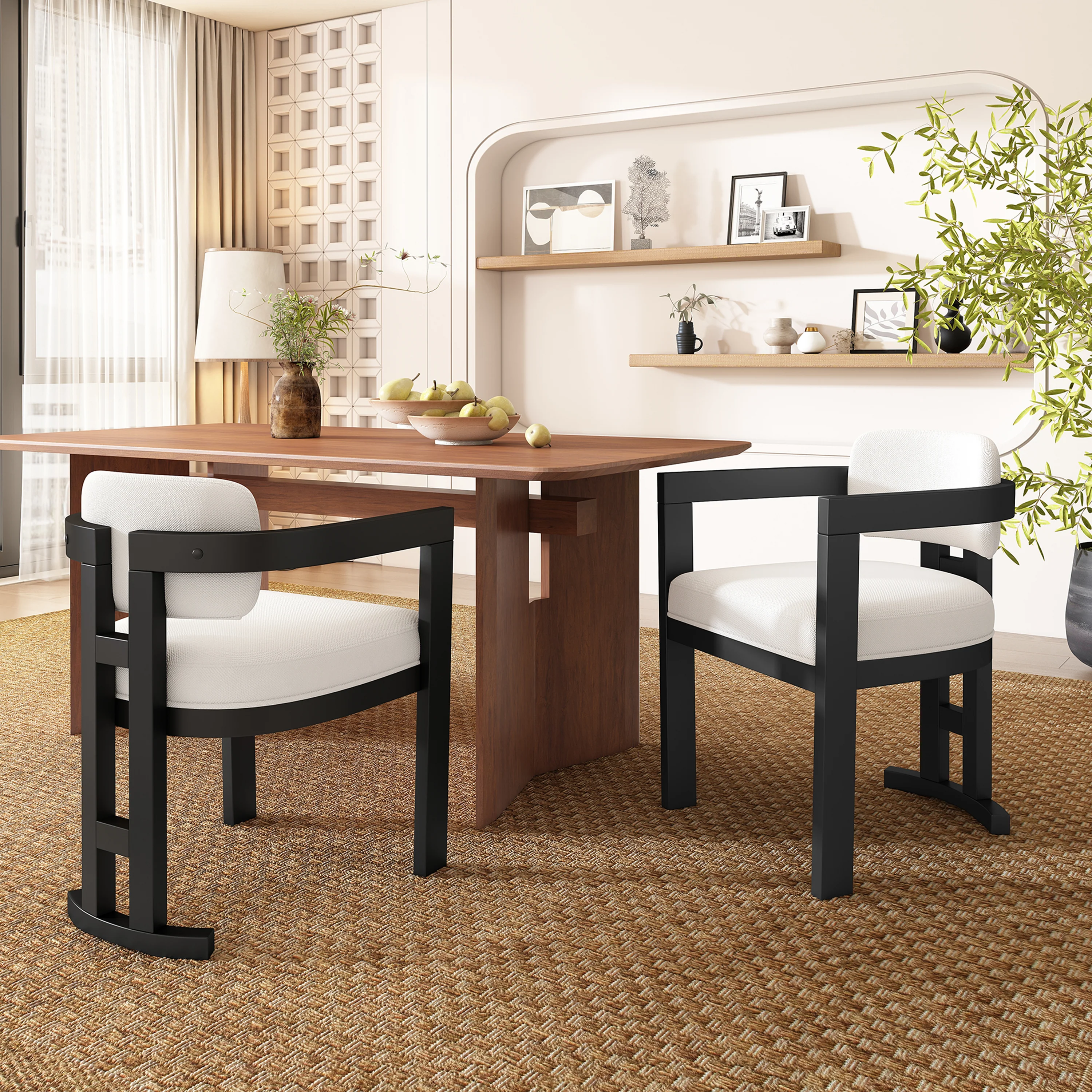 Elowen Luxury Modern Upholstered Dining Chairs - furnishings