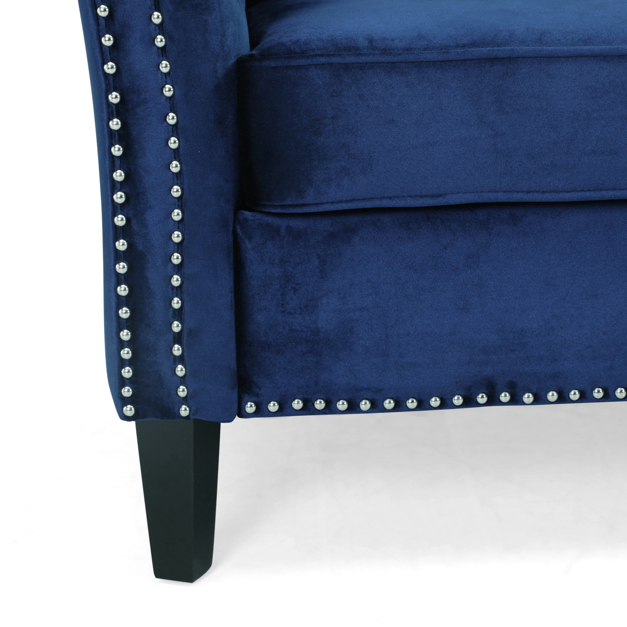 Alessio Contemporary Tufted Velvet 3 Seater Sofa - furnishings