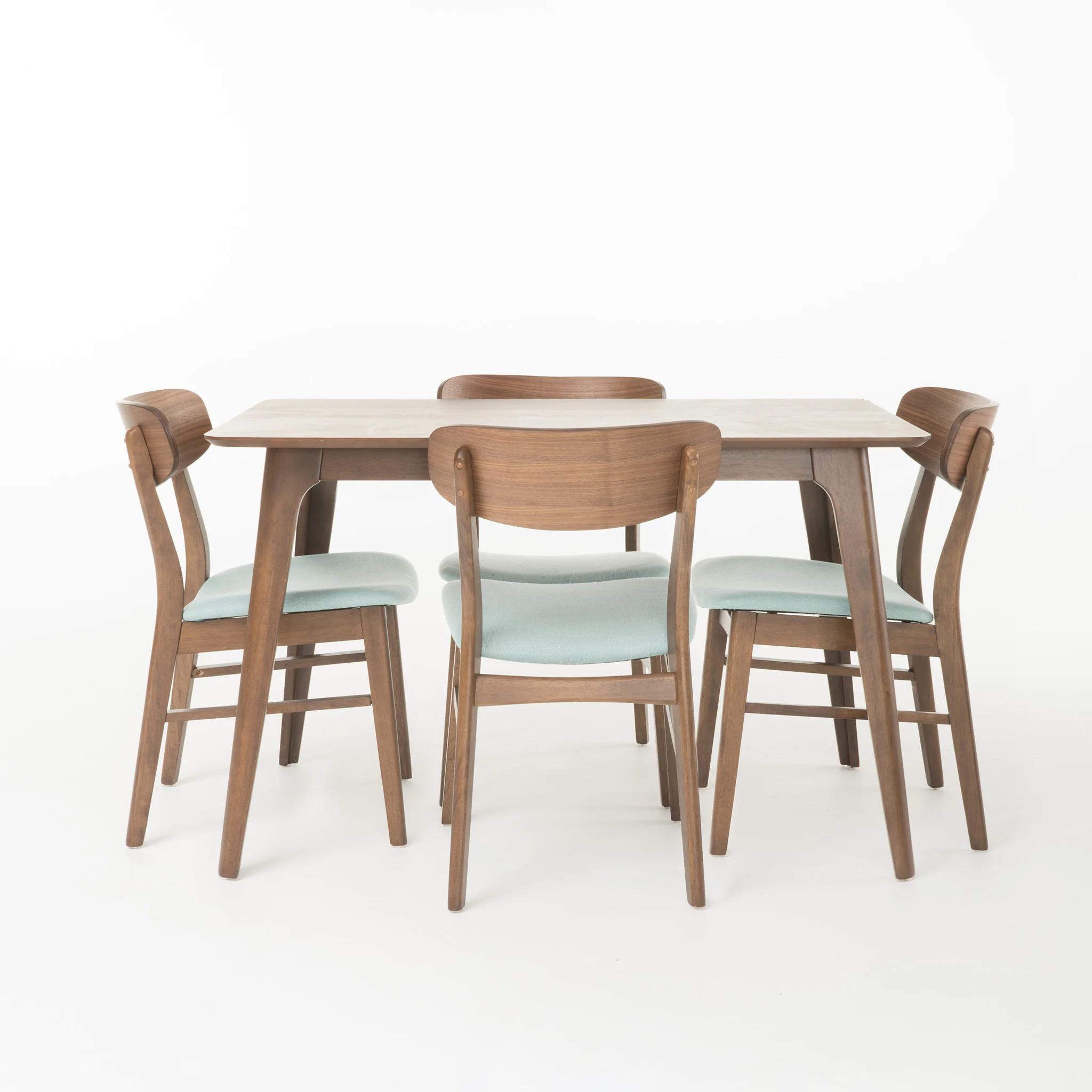 Williamgsburg Mid-Century Modern 5 Piece Dining Set - furnishings
