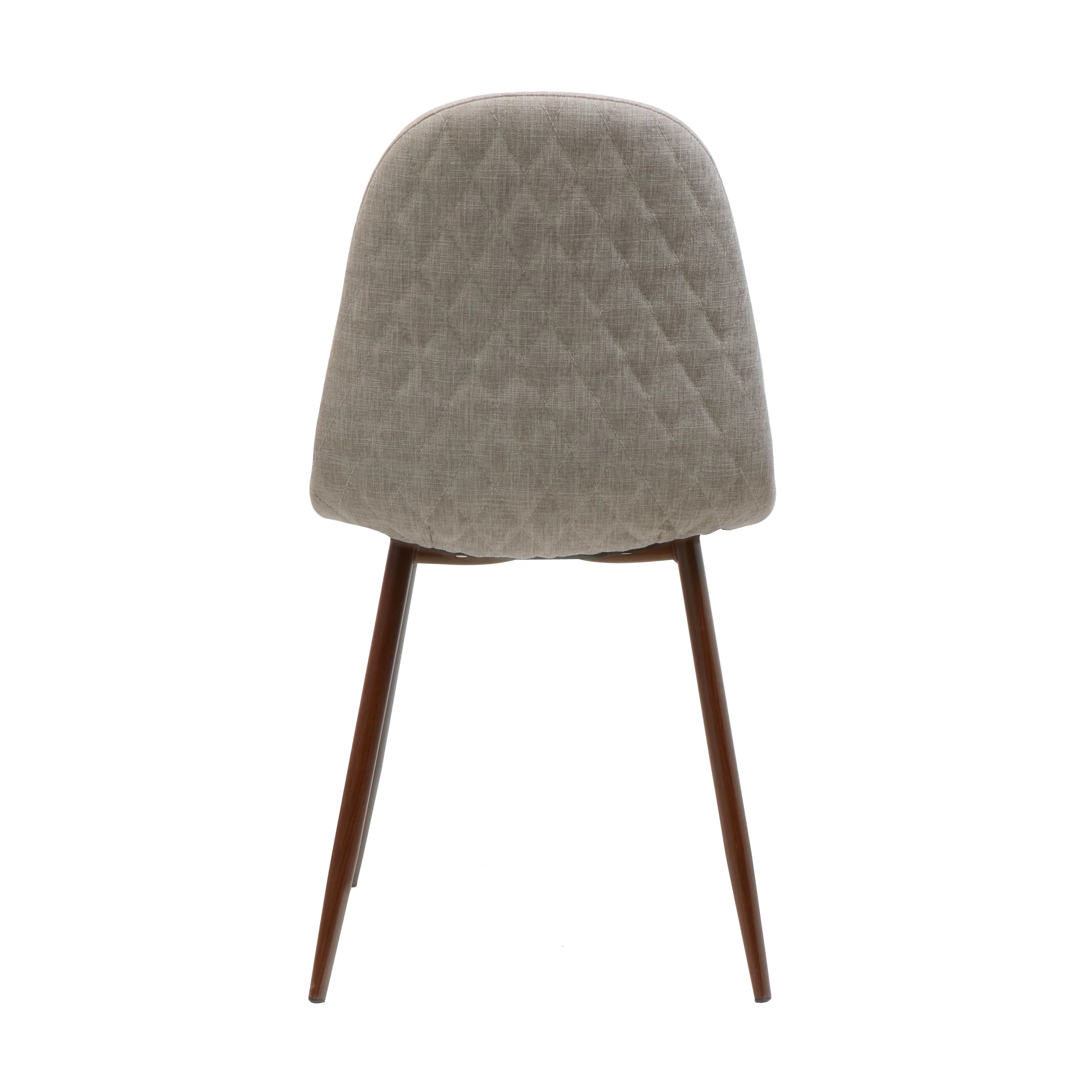 Sherdan Mid Century Fabric Dining Chairs with Wood Finished Legs - Set of 2 - furnishings