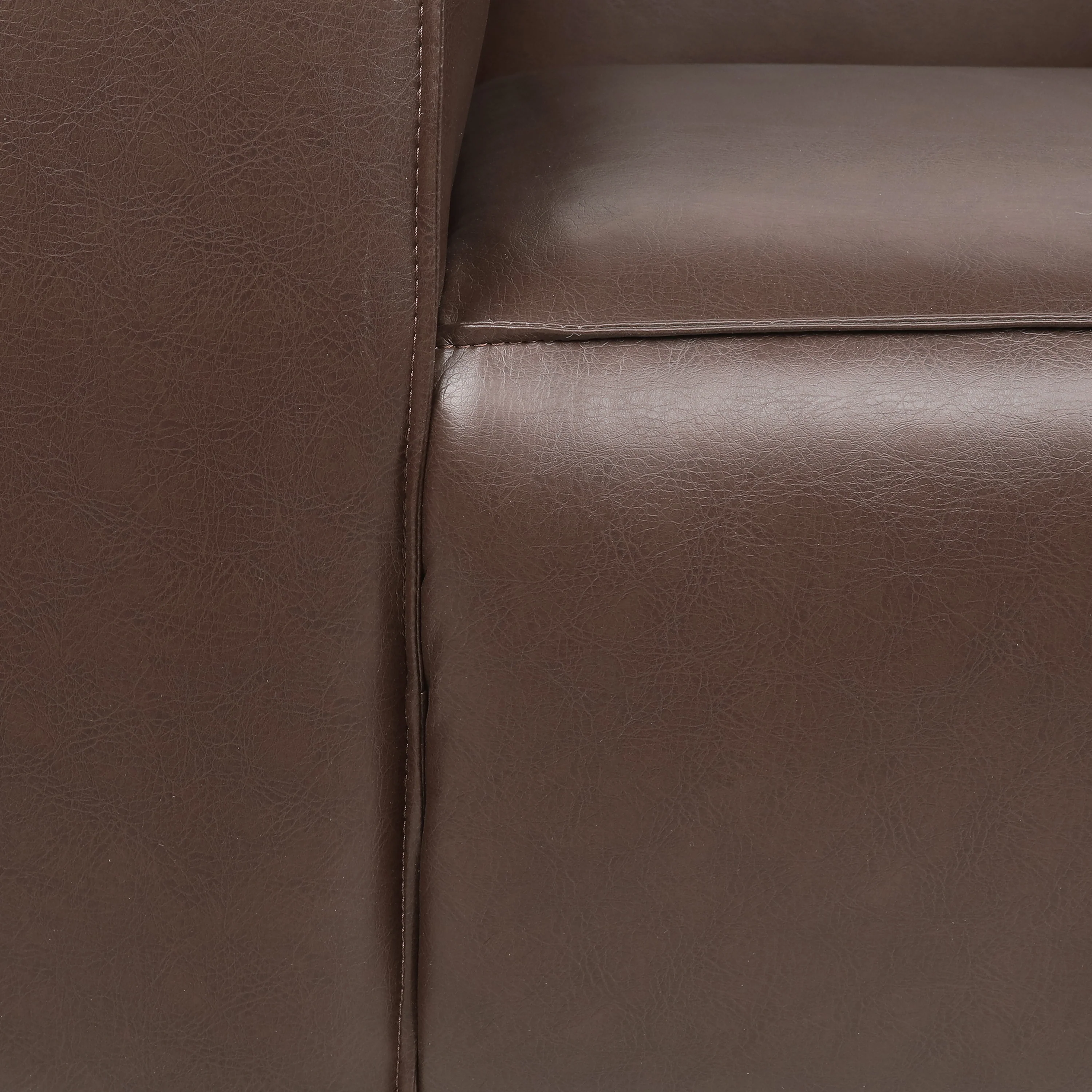 Minkler Contemporary Faux Leather 3 Piece Living Room Sofa Set - furnishings