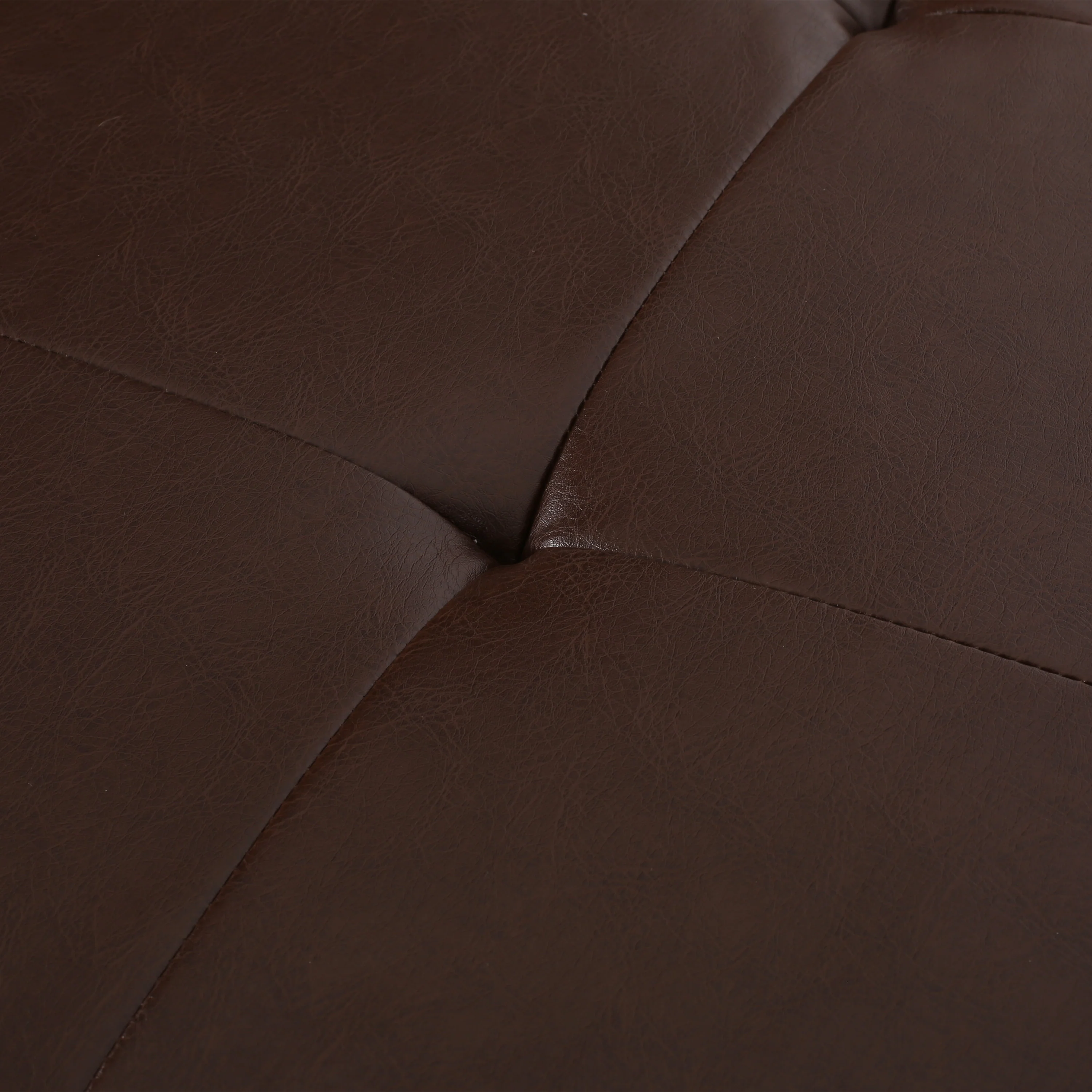 Elmore Mid Century Modern Faux Leather Tufted Chaise Lounge with Bolster Pillow - furnishings