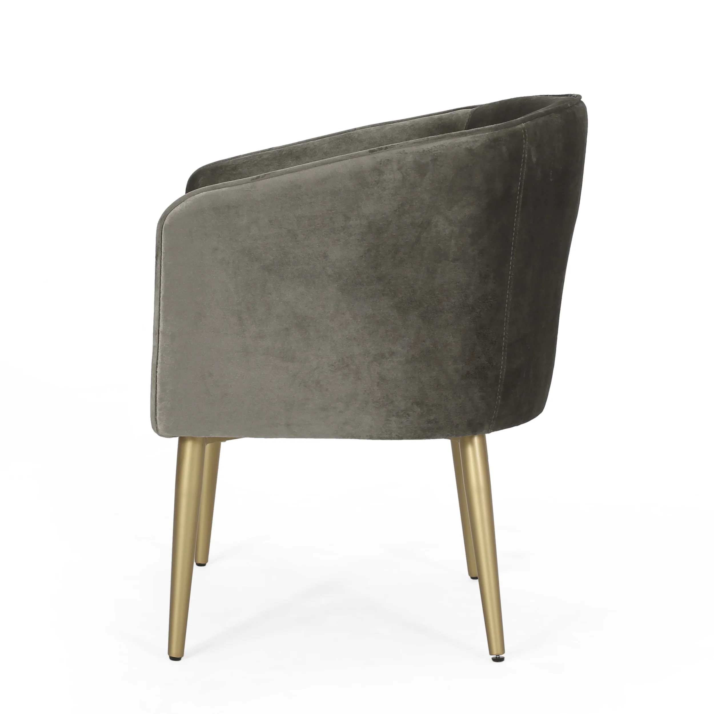 Malinta Modern Glam Tufted Velvet Dining Chair - furnishings