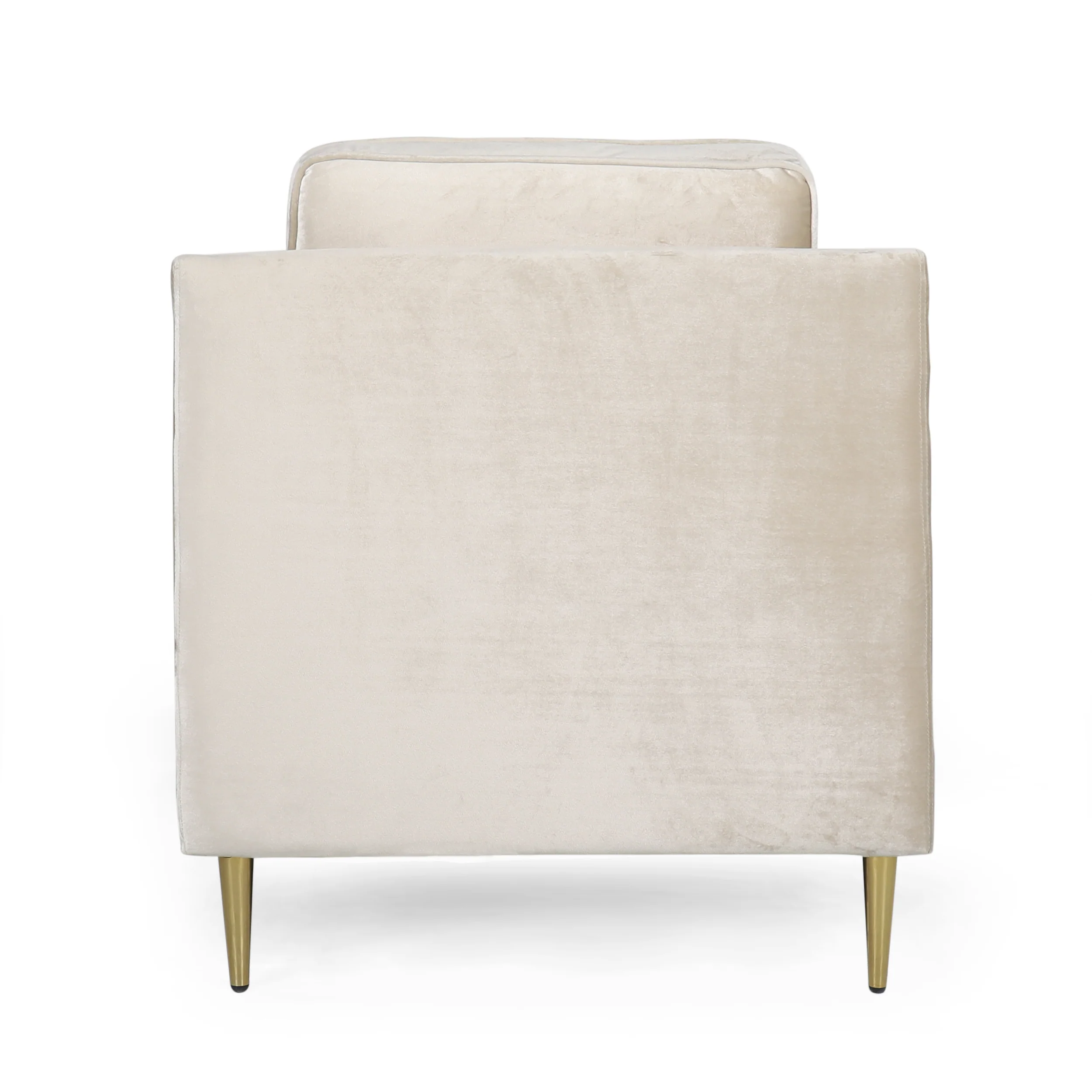 Taylea Modern Glam Tufted Velvet Club Chair - furnishings