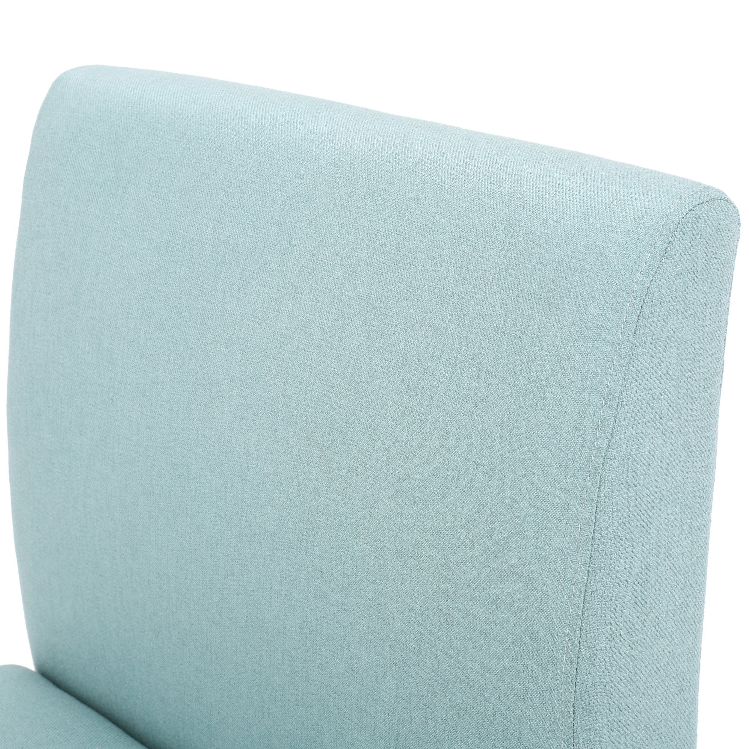 Kendal Contemporary Fabric Slipper Accent Chair - furnishings