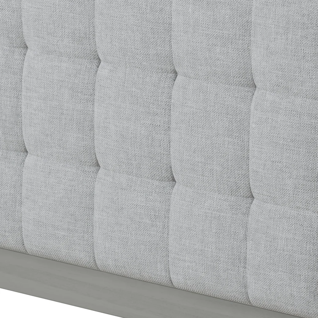 Griselda Upholstered Platform Bed with Padded Headboard - furnishings