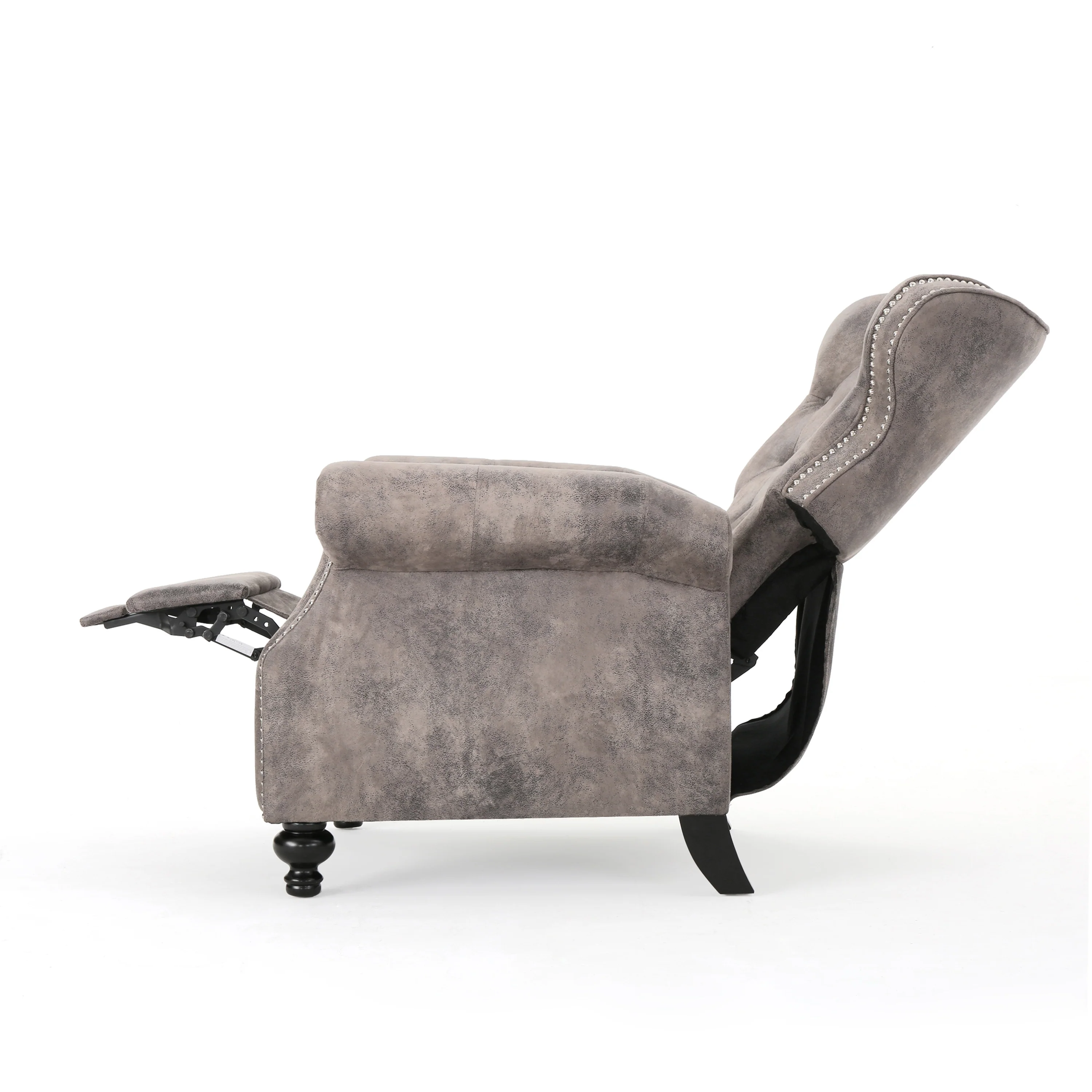 Waldo Tufted Back Studded Accent Recliner Armchair - furnishings