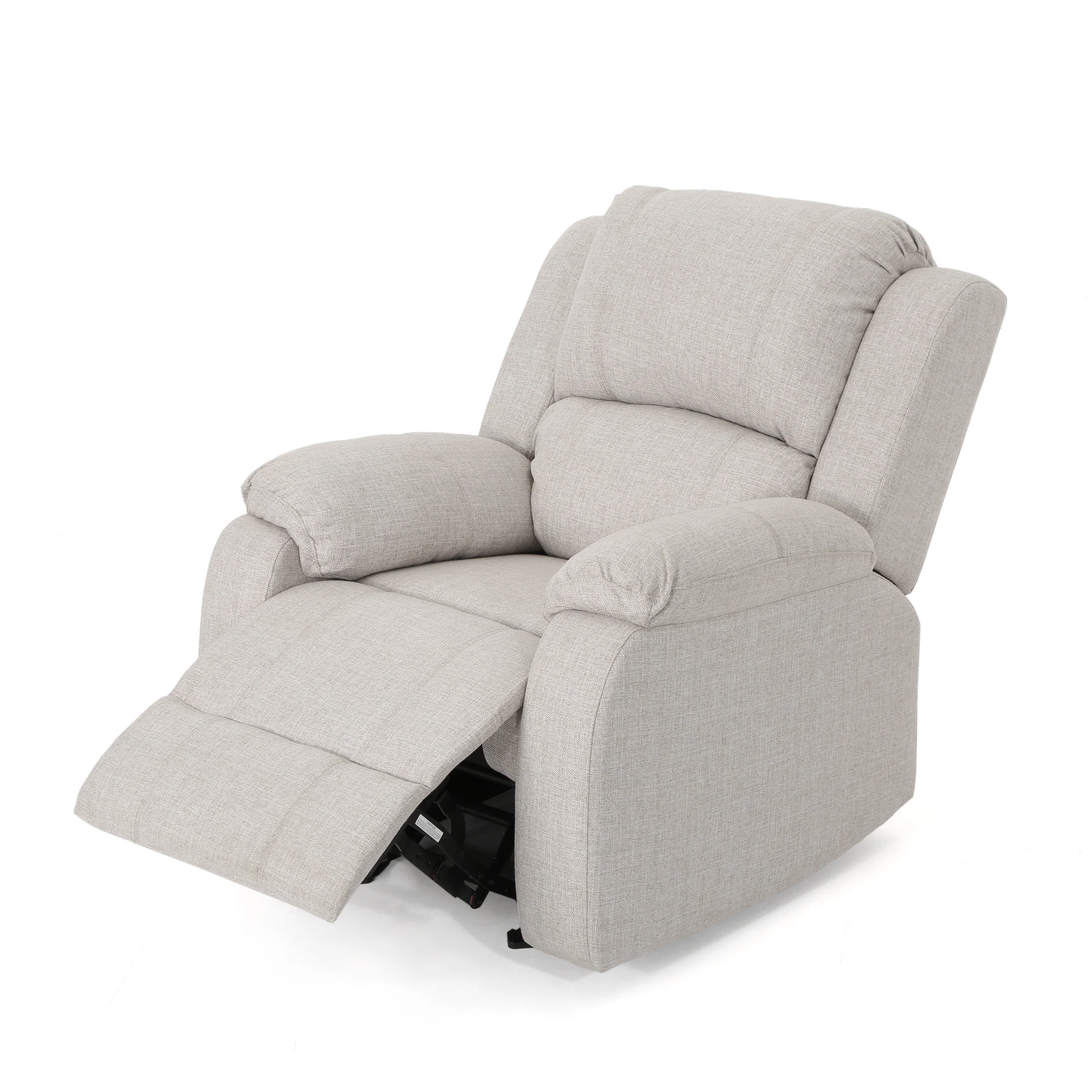 Scarlett Contemporary Pillow Top Fabric Upholstered Gliding Recliner Chair - furnishings