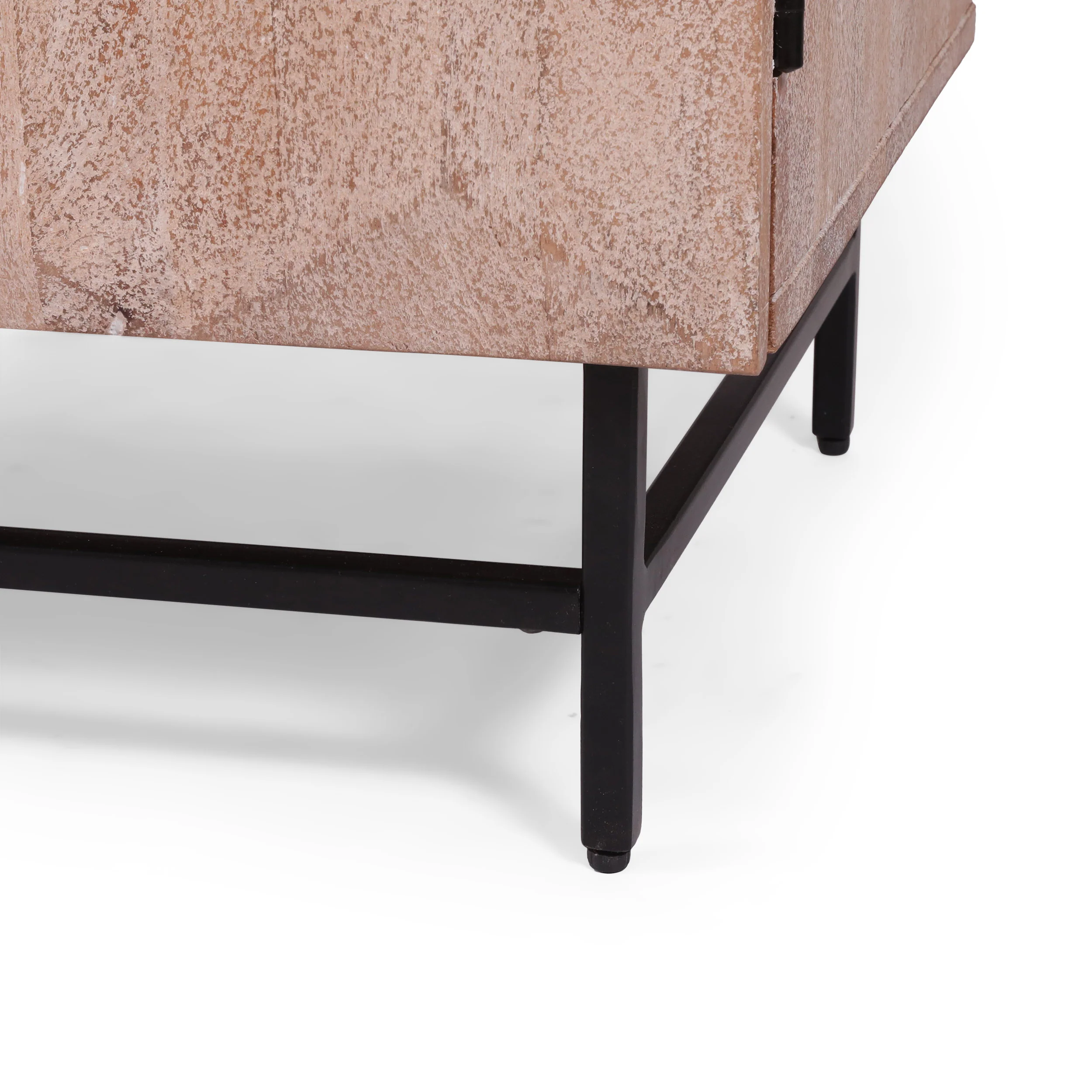 Barnsley Handcrafted Boho Mango Wood Cabinet - furnishings