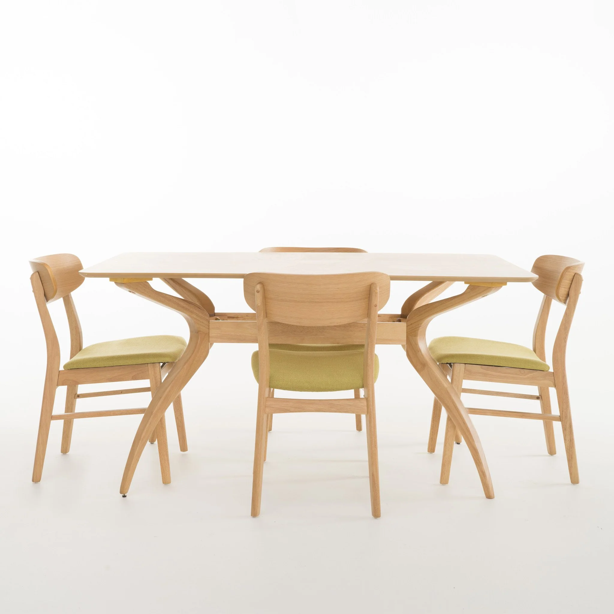 Lucille Mid-Century Modern 5 Piece Dining Set - furnishings