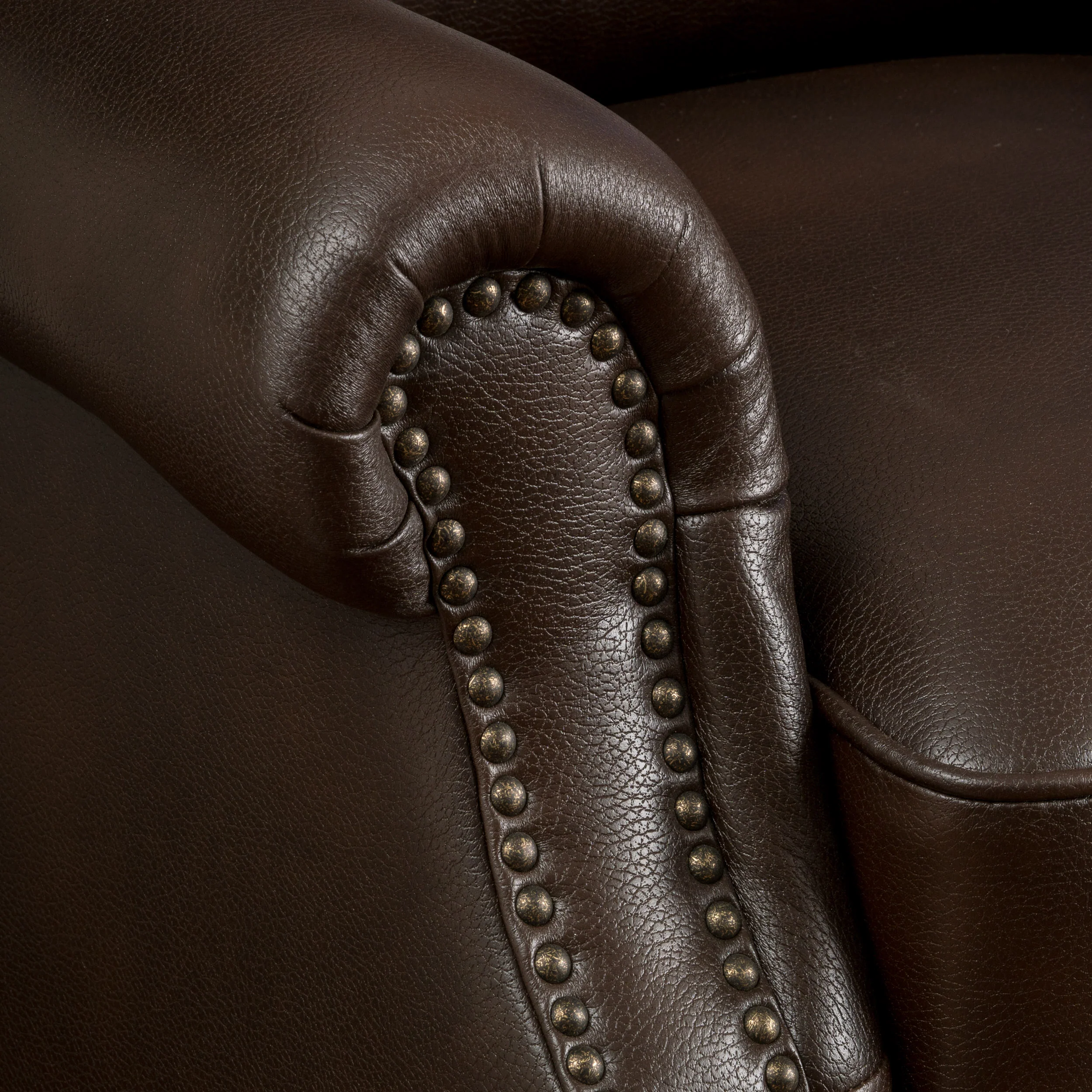 Curtis Leather Recliner Club Chair - furnishings