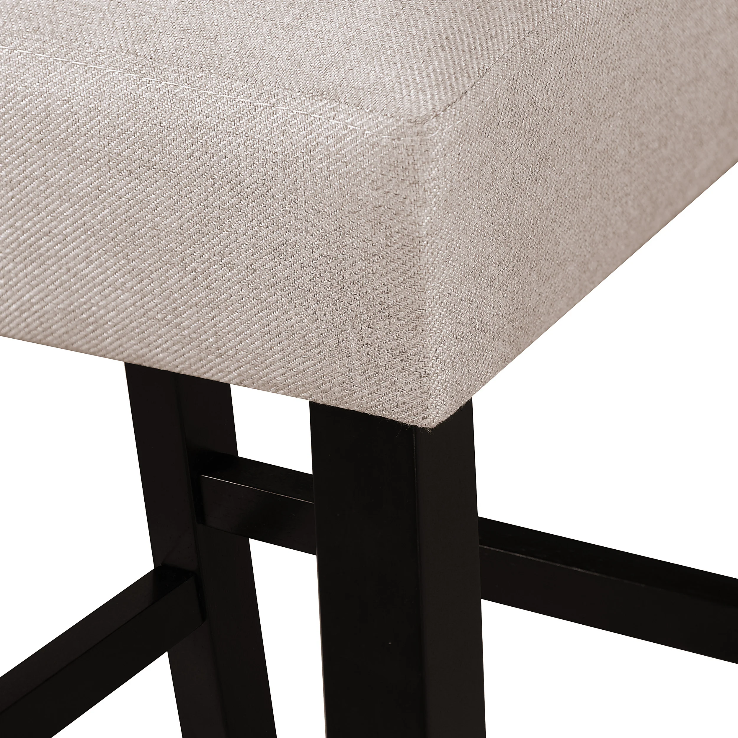 Kainu Wheat Fabric Counter Stools, Set of 2 - furnishings
