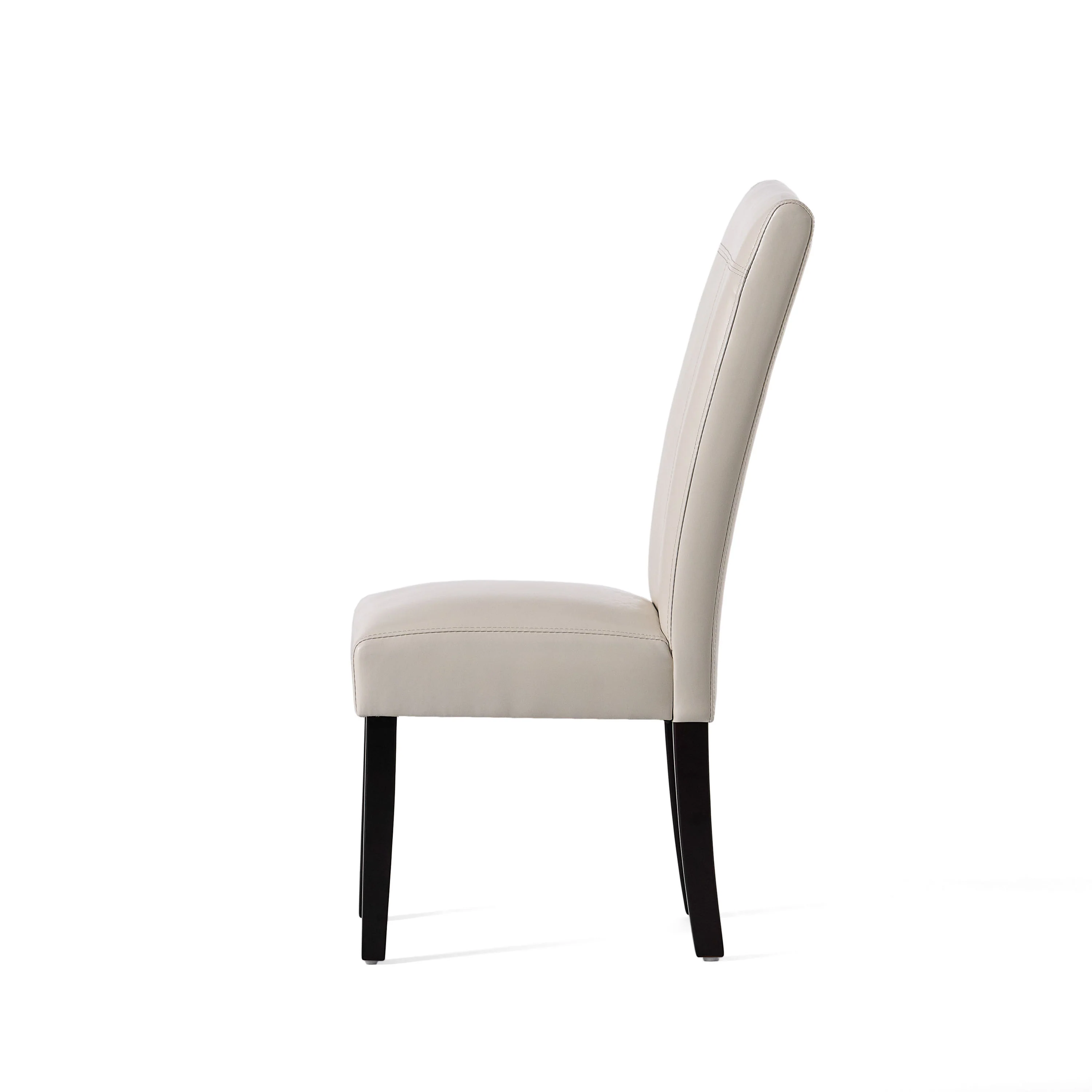 Percival T-Stitch Bonded Leather Dining Chairs (Set of 2) - furnishings