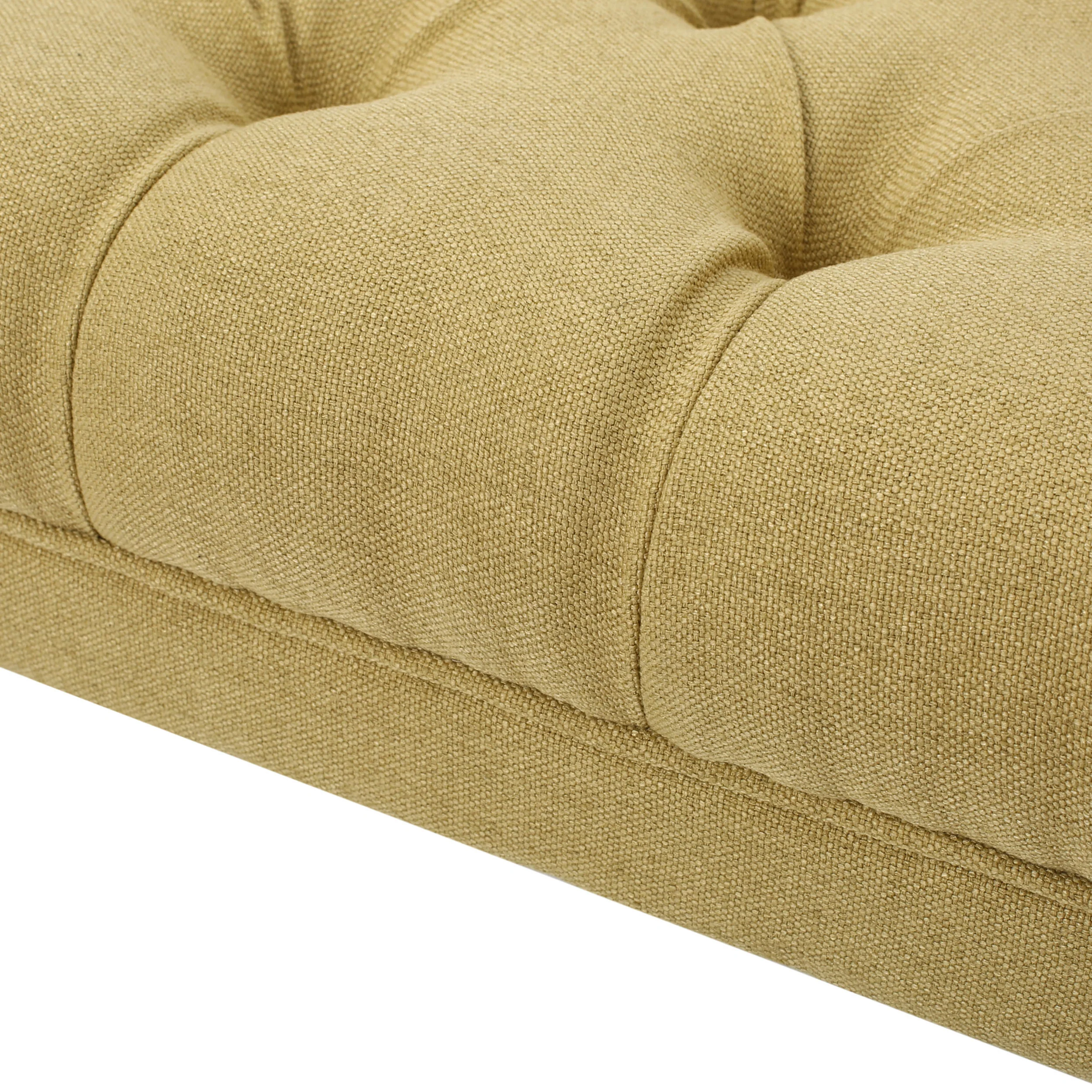 Reddington Tufted Fabric Ottoman Bench - furnishings