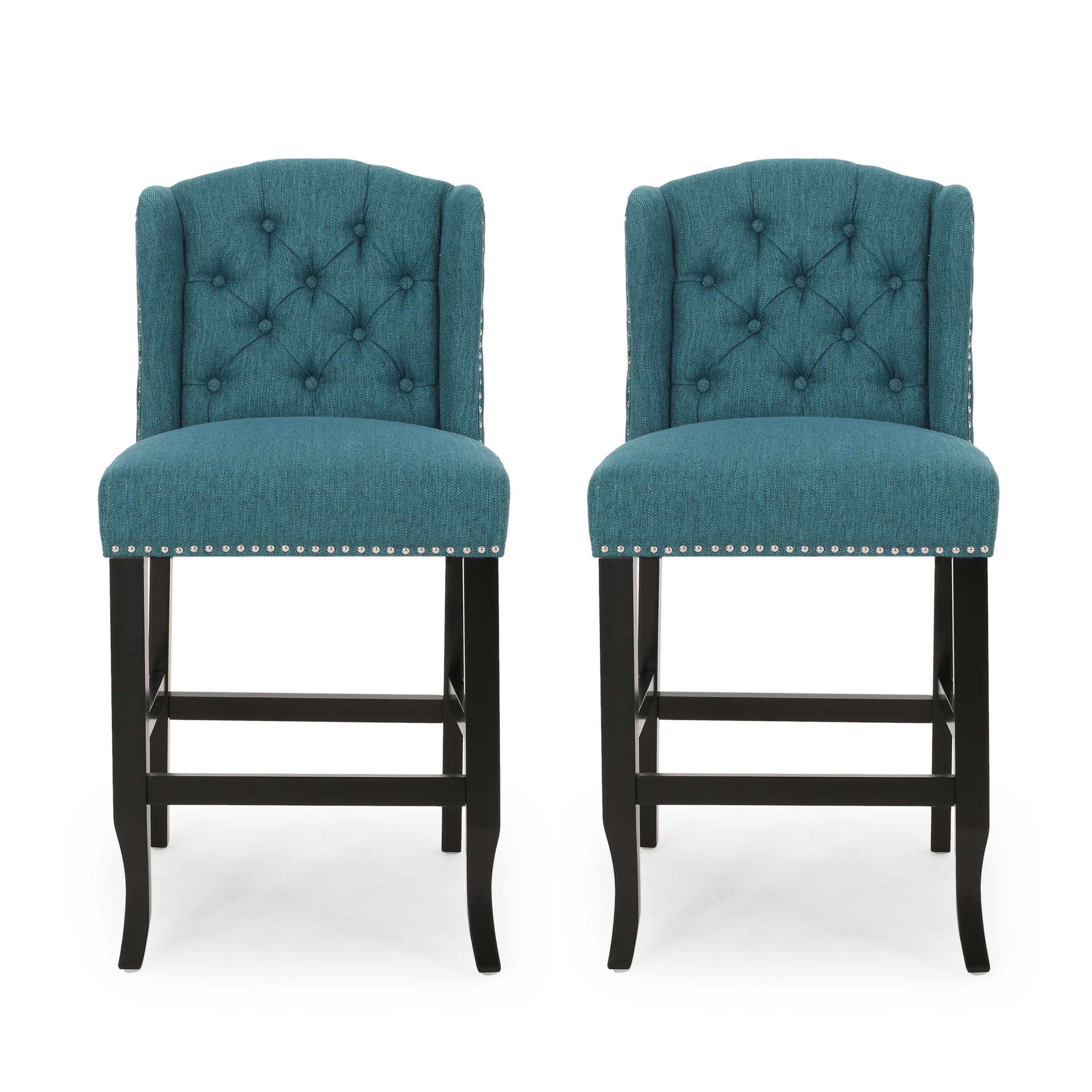 Leisha Wingback Counter Stool (Set of 2) - furnishings
