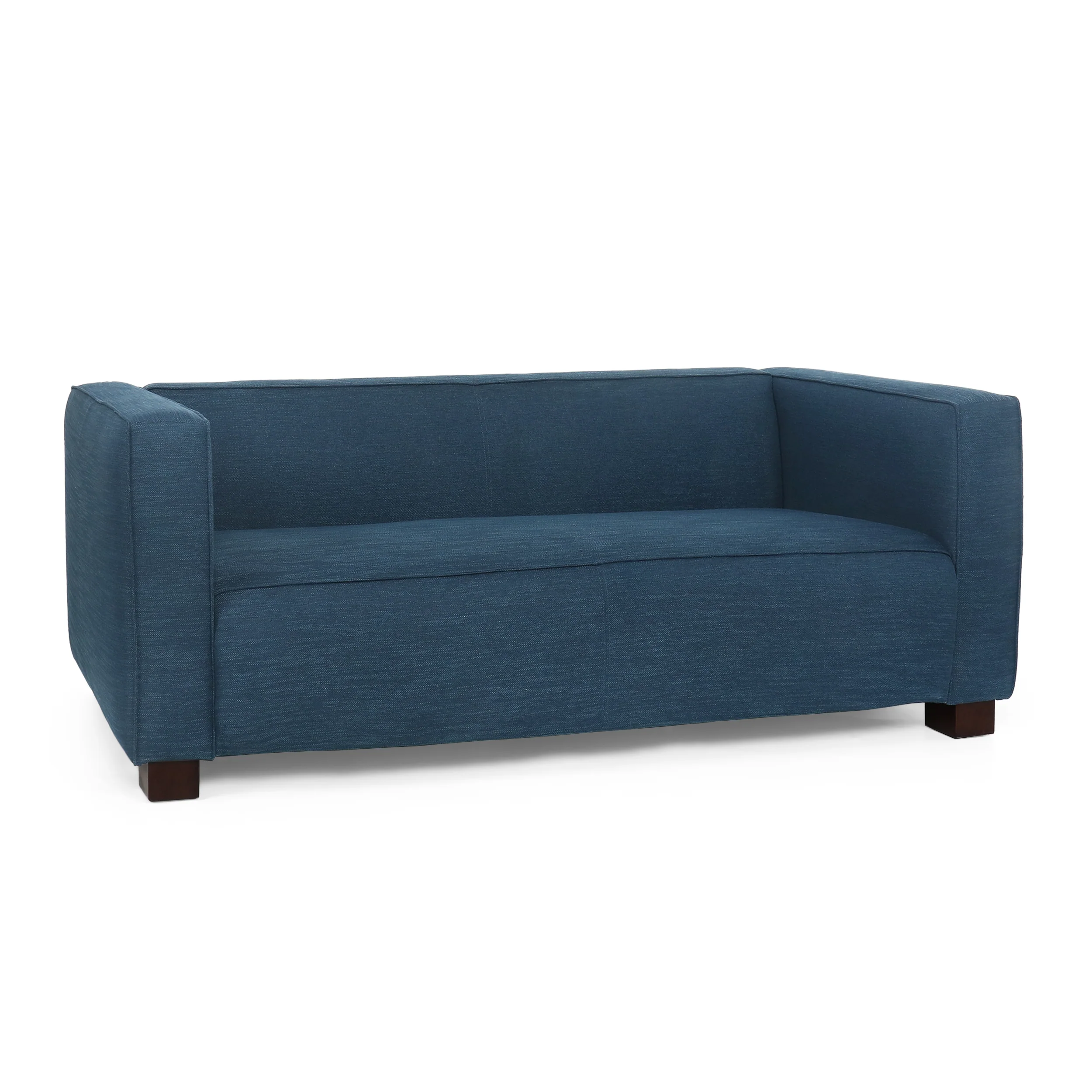 Pamsha Contemporary Fabric Upholstered Loveseat - furnishings