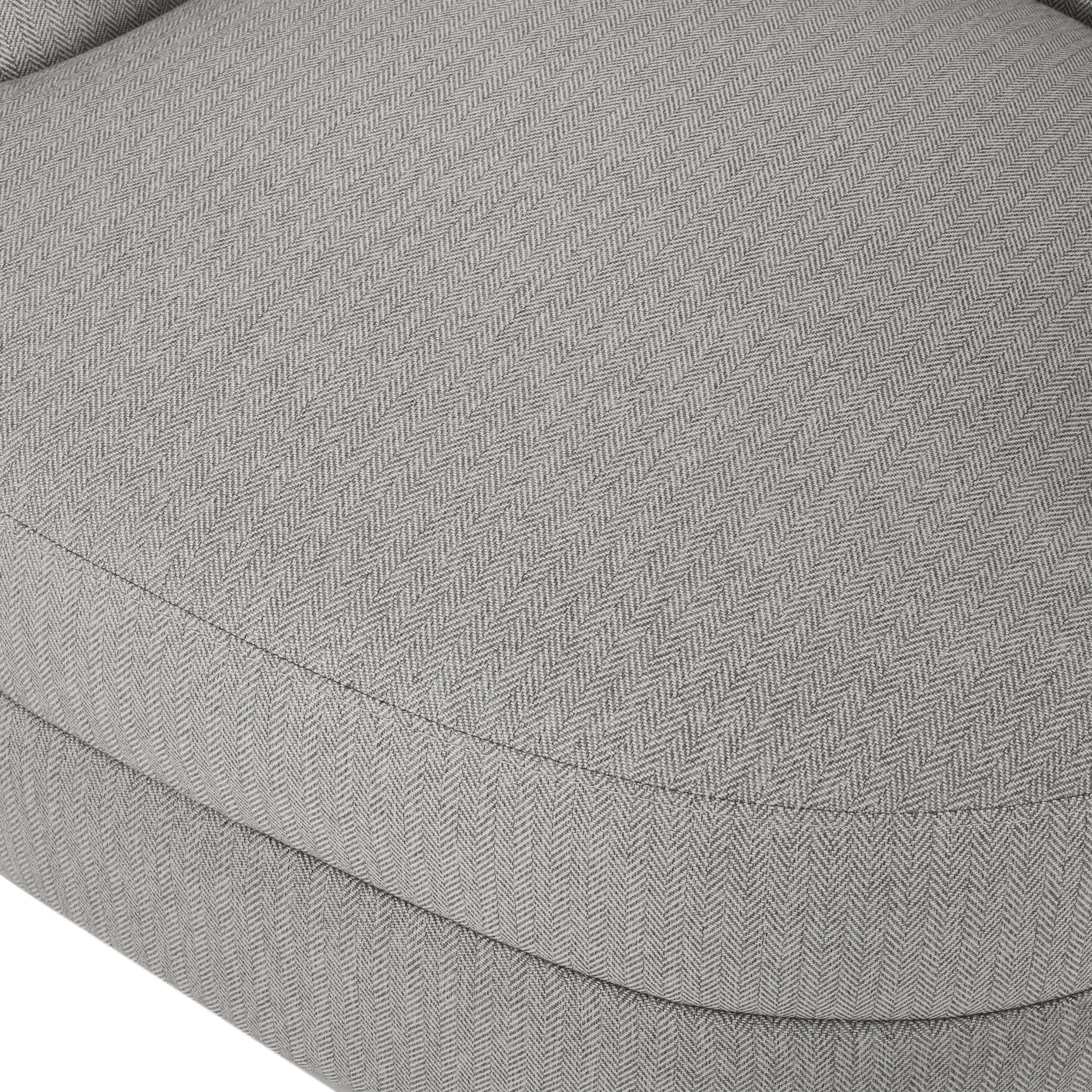 Anaura Contemporary Boucle Upholstered Club Chair - furnishings