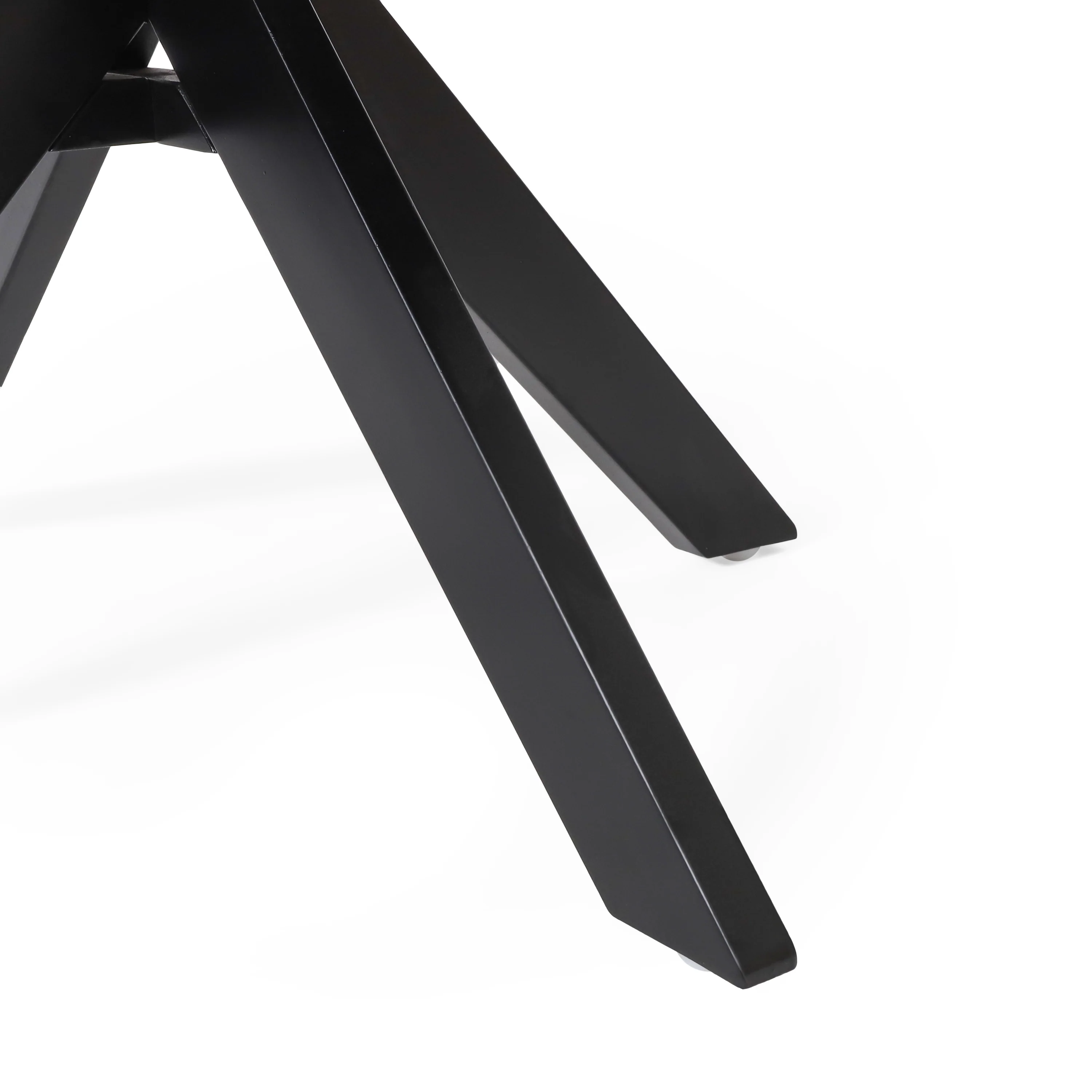 Clacton Indoor Acacia Wood Dining Table, Black - furnishings