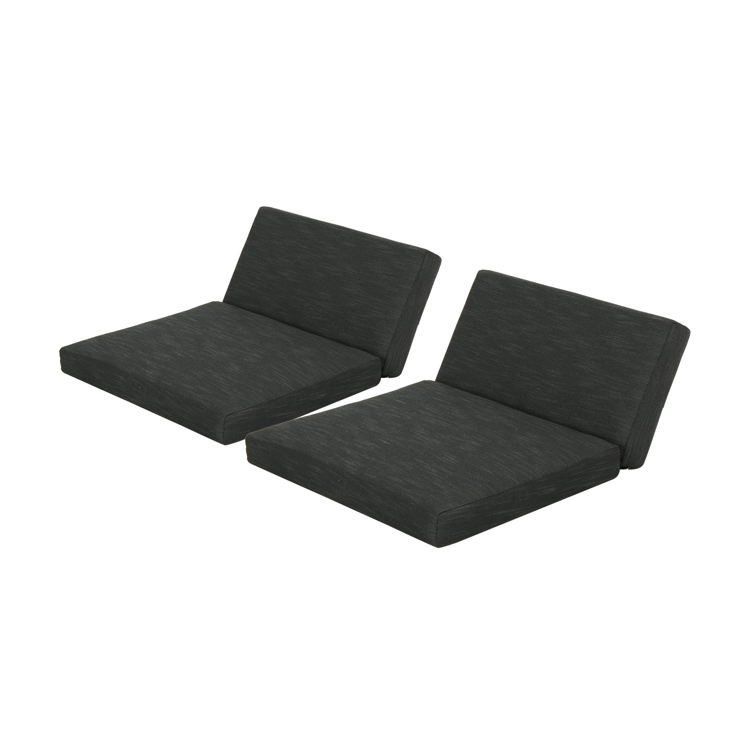 Illyria Outdoor Water Resistant Fabric Club Chair Cushions (Set of 2) - furnishings