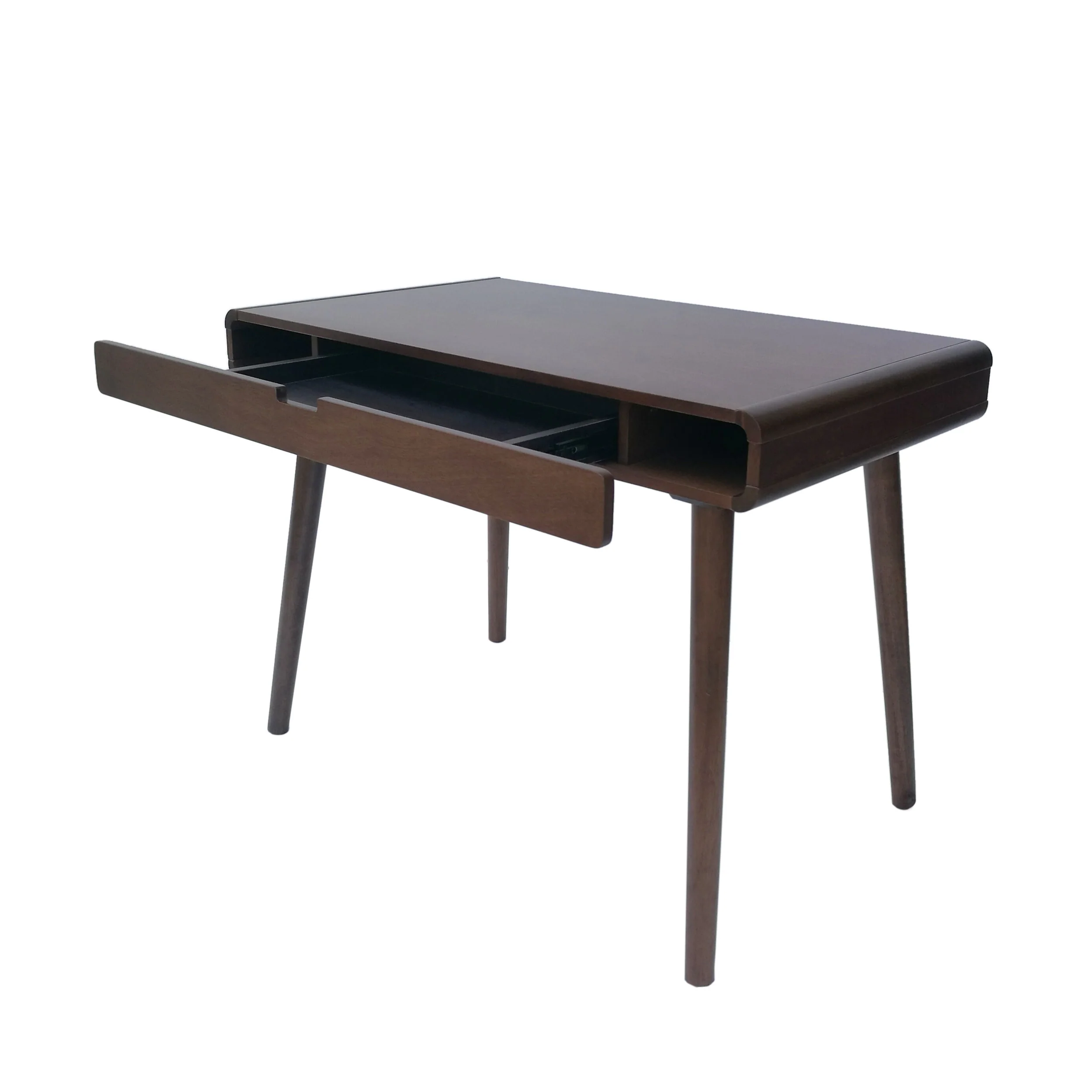 Rex Mid Century Rubberwood Writing Desk - furnishings