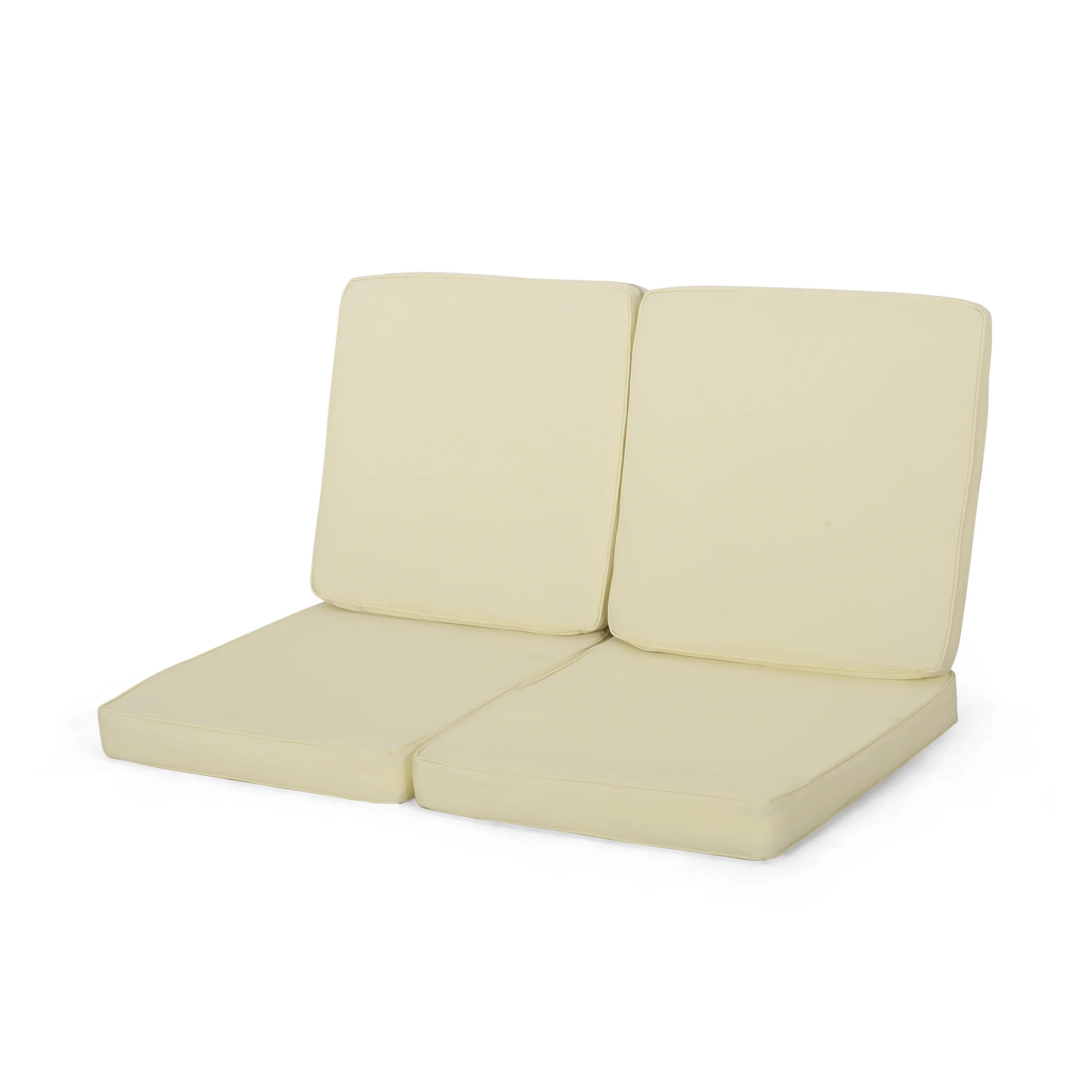 Eydan Outdoor Water Resistant Fabric Club Chair Cushions (Set of 2) - furnishings