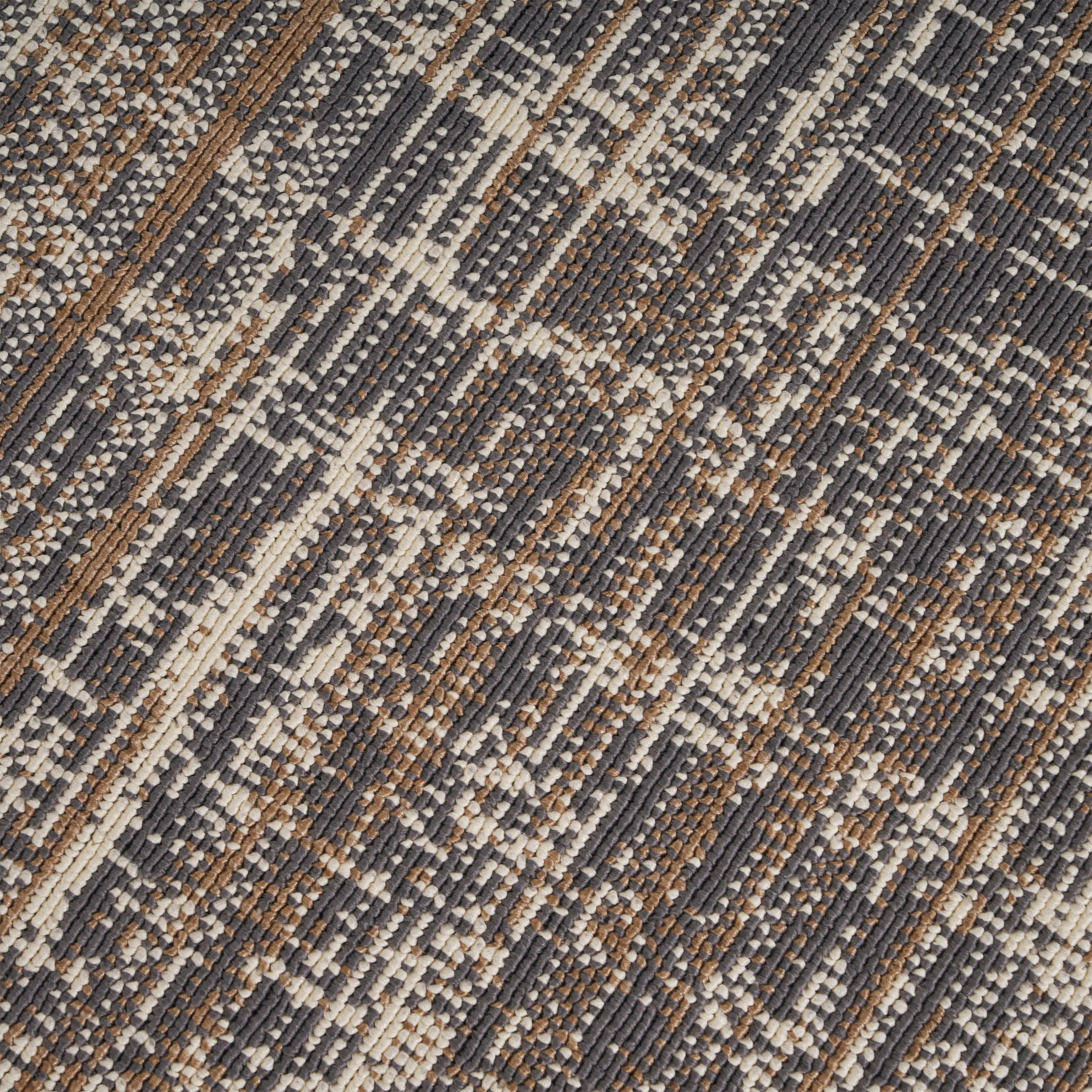 Katherine Outdoor Contemporary Area Rug, Gray and Beige - furnishings