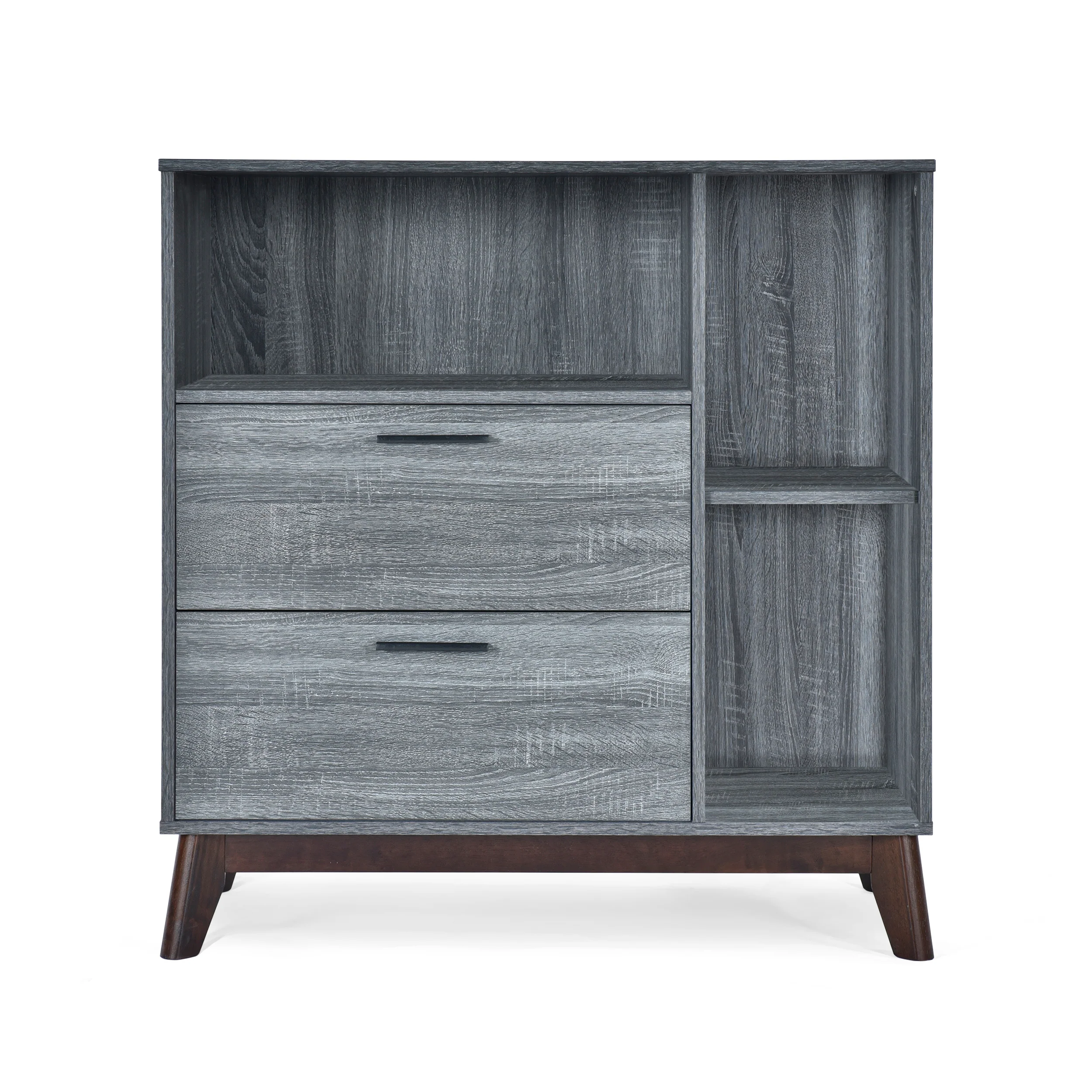 Deschutes Mid-Century Modern 2 Drawer Cabinet - furnishings