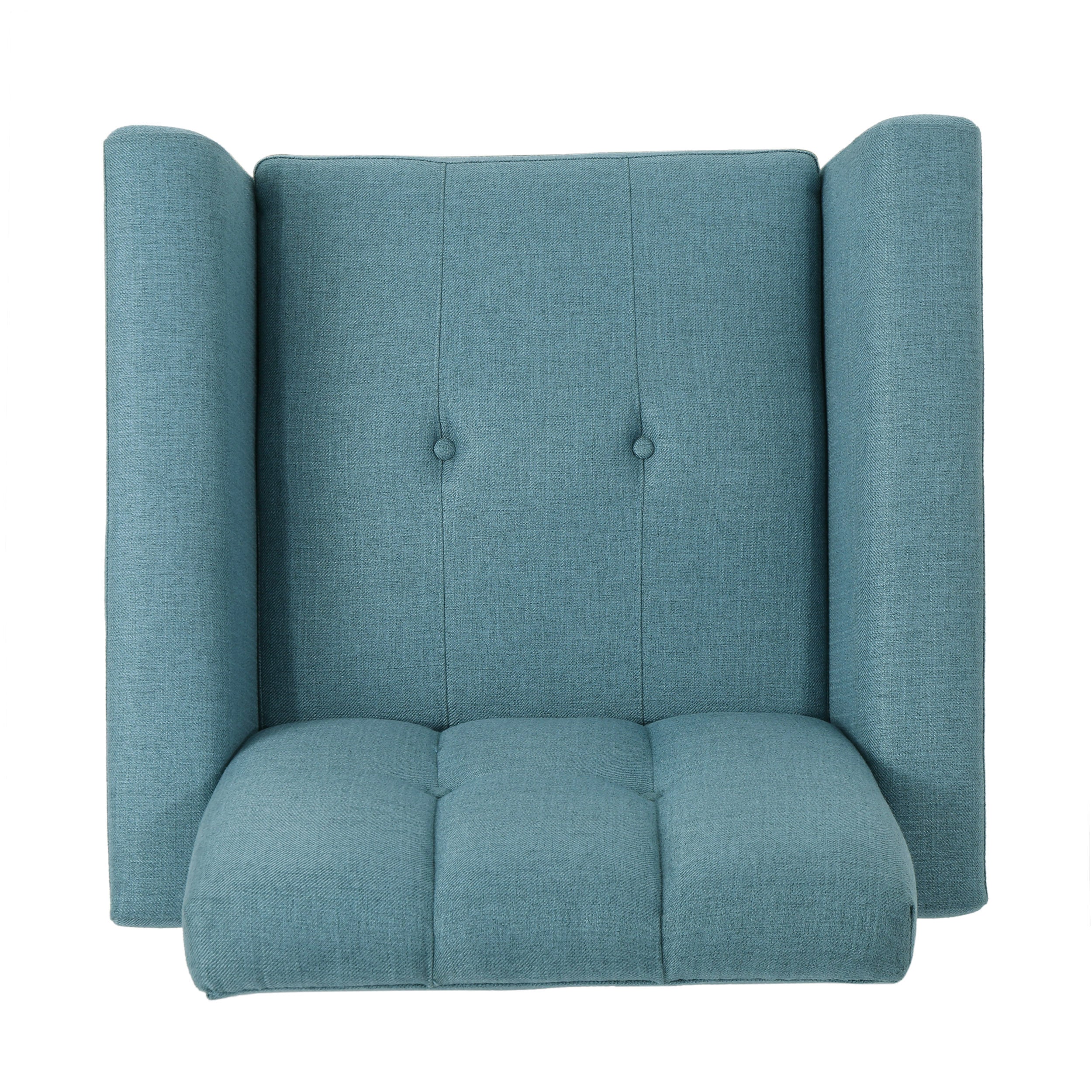 Angelica Mid-Century Modern 3-Piece Chairs & Couch Fabric Living Room Set - furnishings
