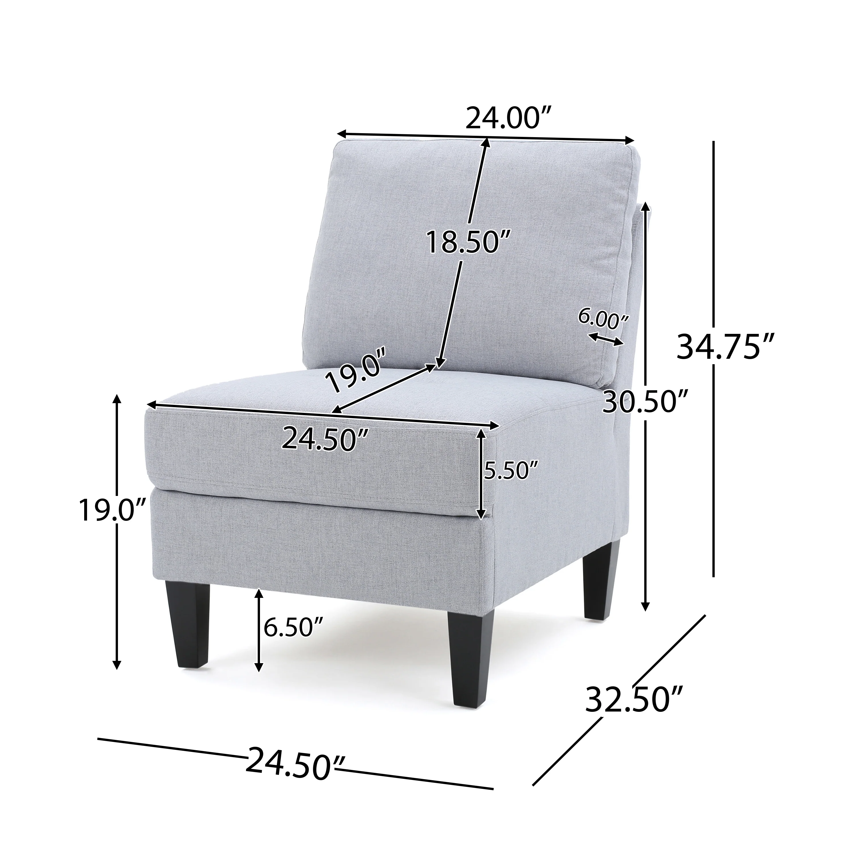 Bridger Fabric Sectional Couch - furnishings