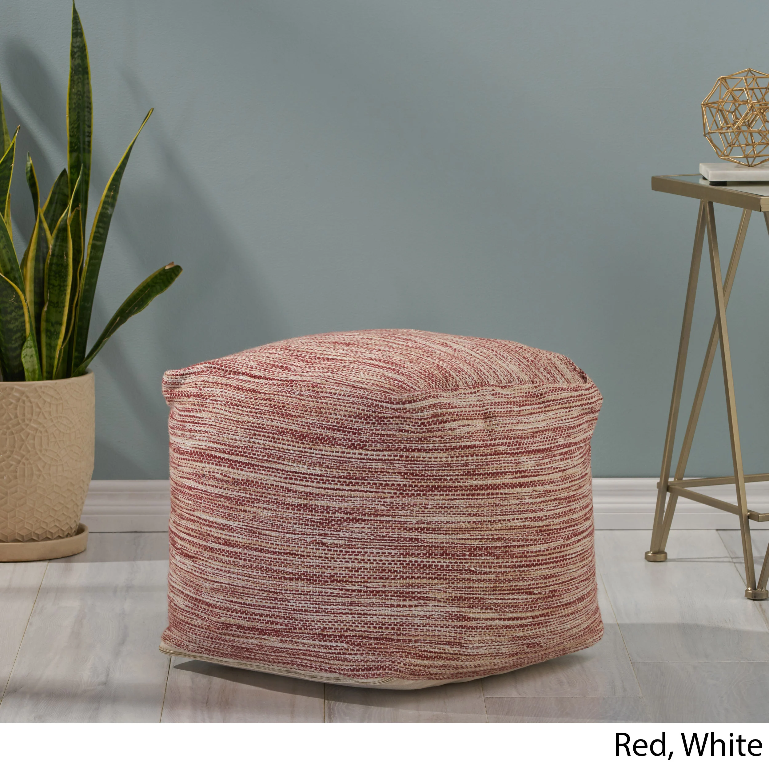 Romello Boho Yarn Pouf - furnishings