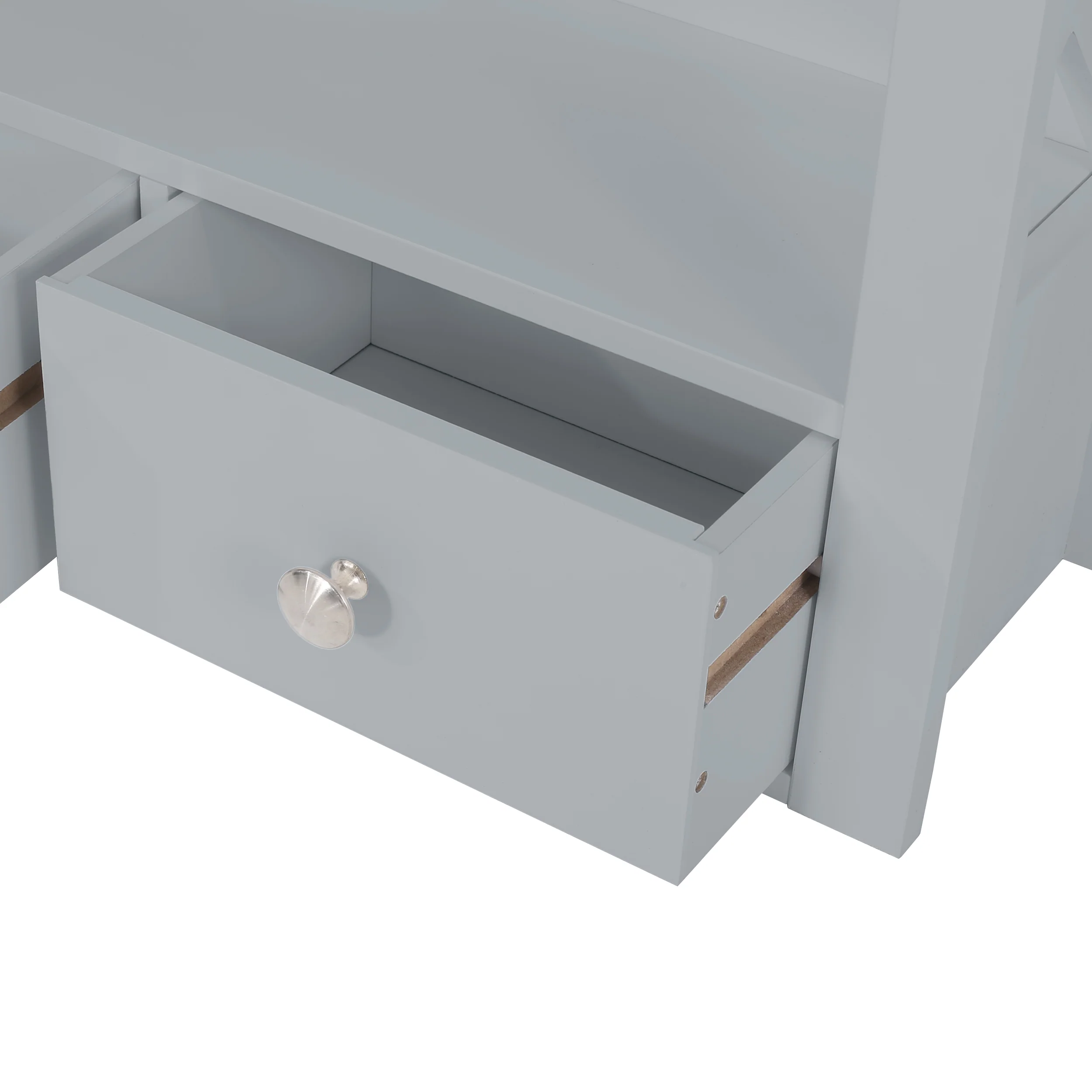 Lewis Modern Wall-Mounted Bathroom Storage Cabinet with Drawers - furnishings