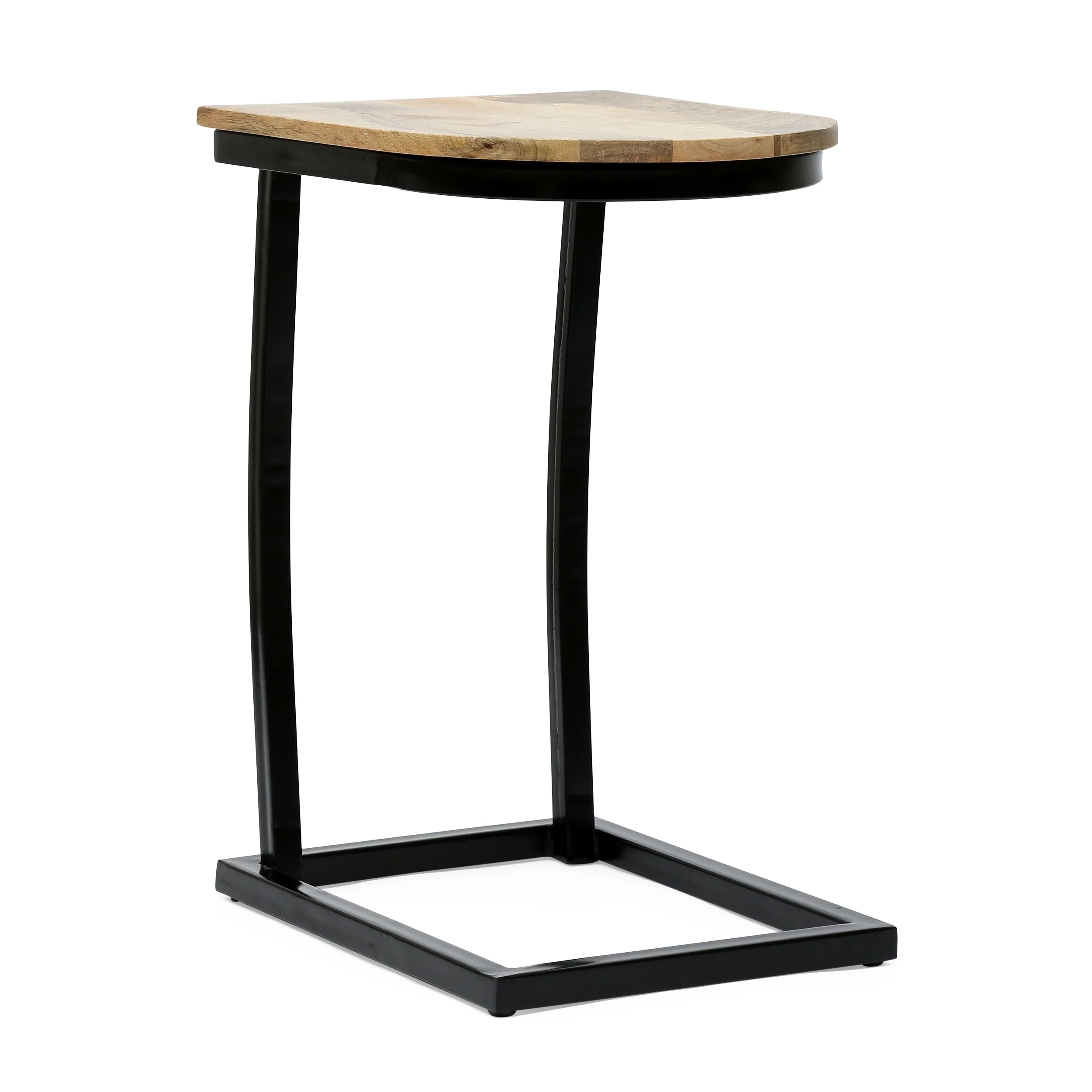 Maya Bay Handcrafted Boho C-Shaped End Table - furnishings