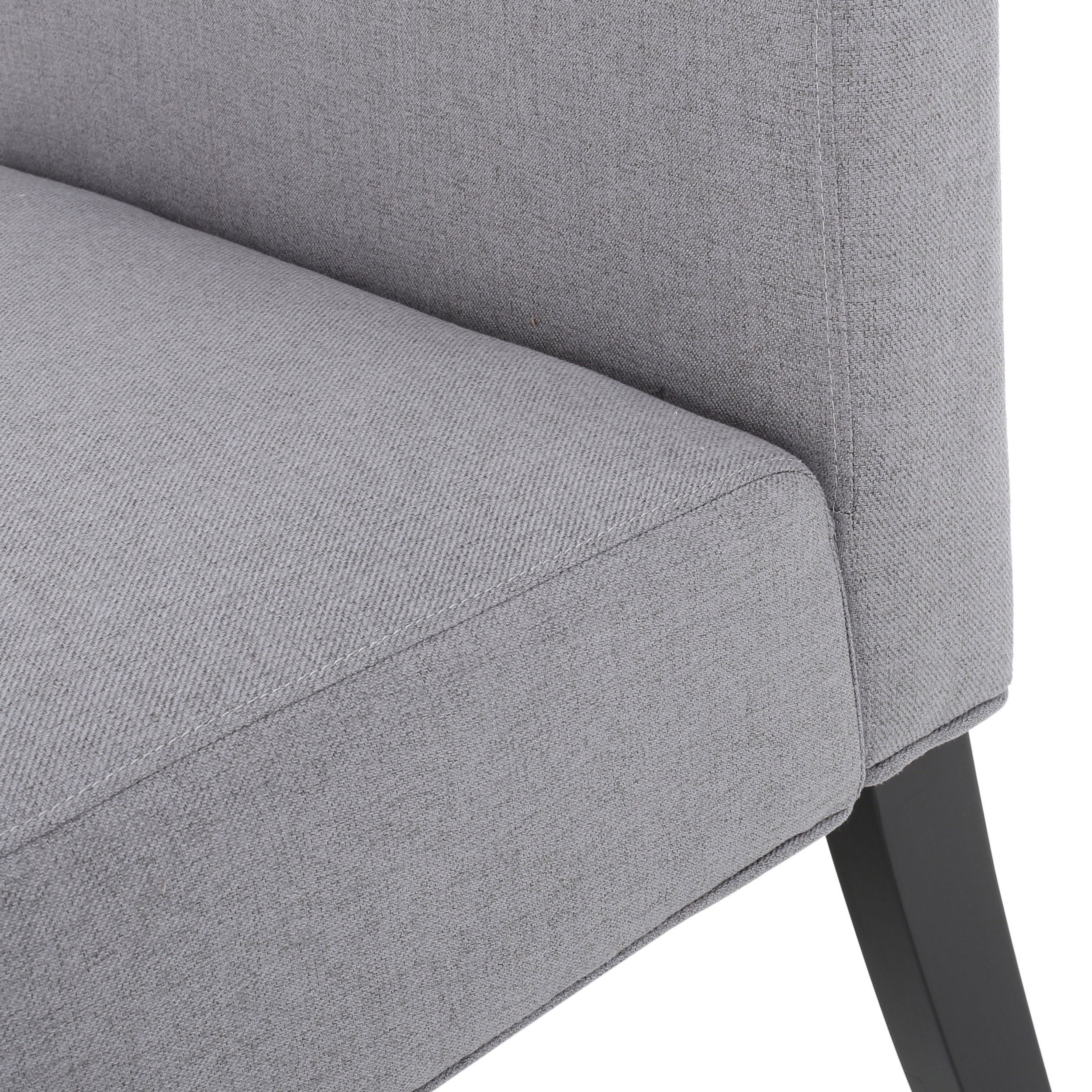 Kendal Contemporary Fabric Slipper Accent Chair - furnishings